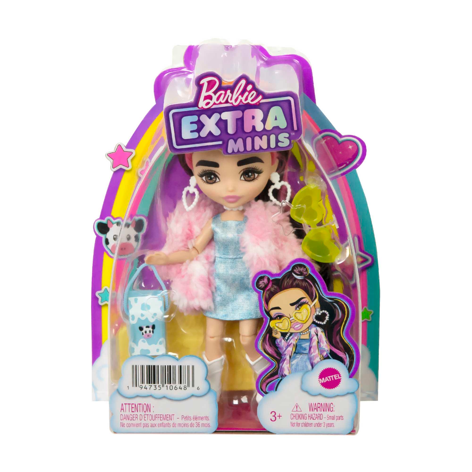 

Barbie Extra Minis Mała lalka Kurtka brunetk HKP90