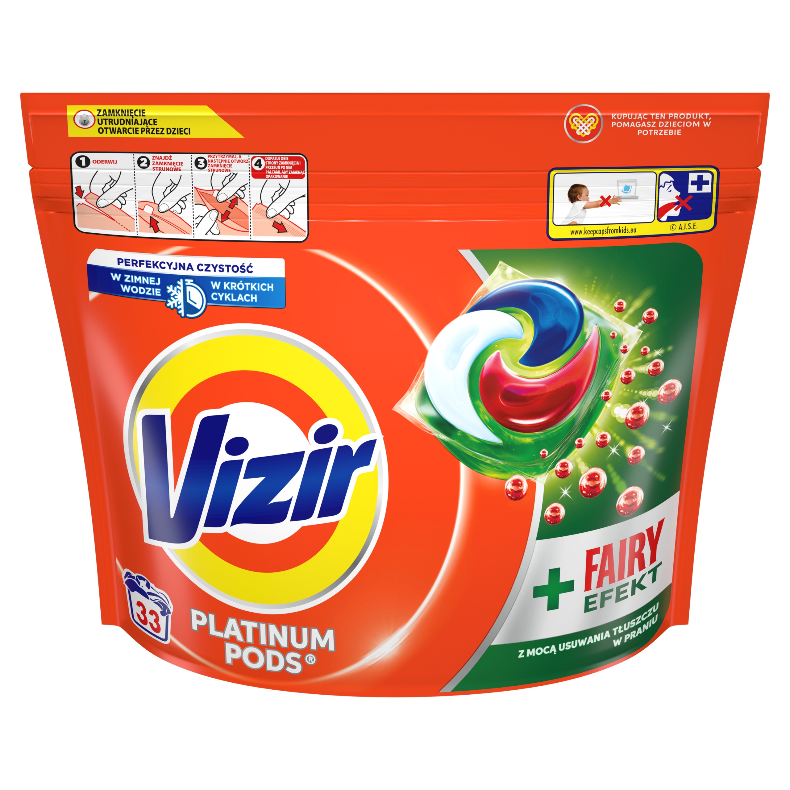 2 x Kapsle na praní Vizir Platinum Pods 33 ks