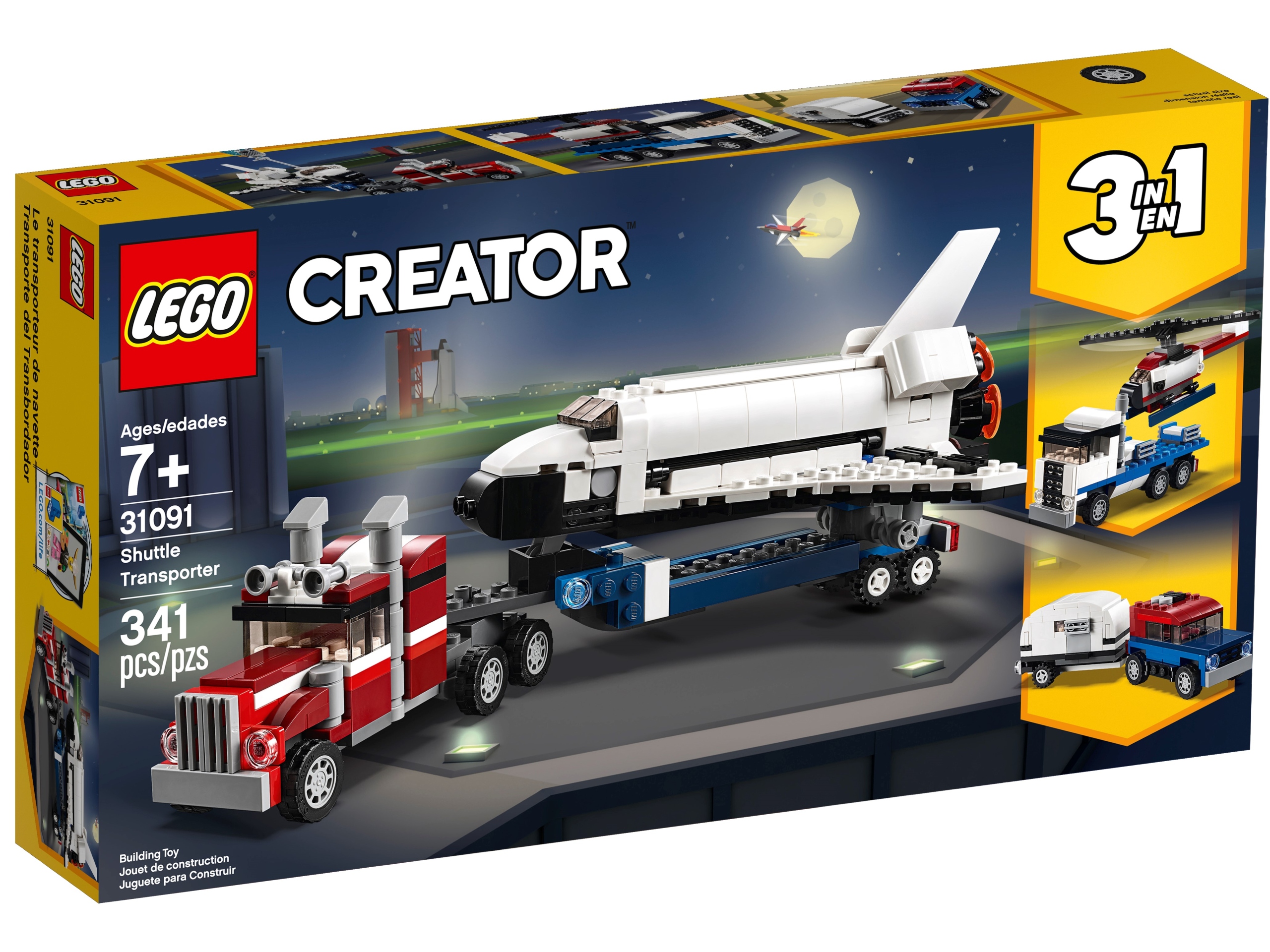 Lego 31091 Creator 3v1 Transportér trajektu Autopřepravník Auto Prom Stavebnice Nové