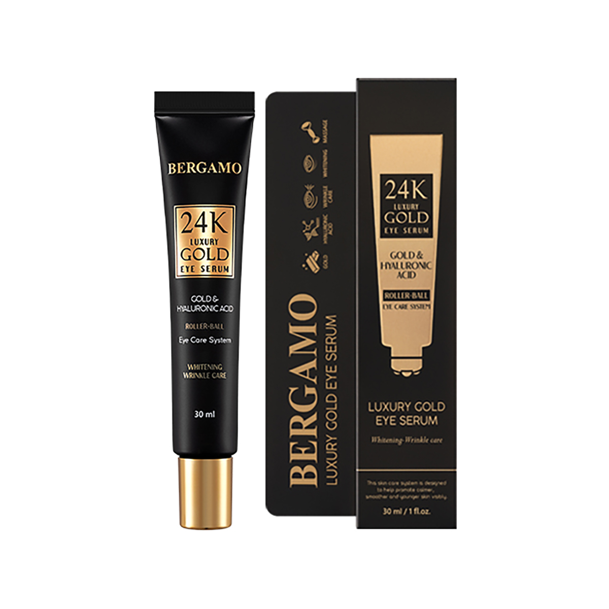 BERGAMO Luxury Gold Eye Serum 30 ml- Przeciwzmarszczkowe serum pod oczy BERGAMO LUXURY GOLD — 3