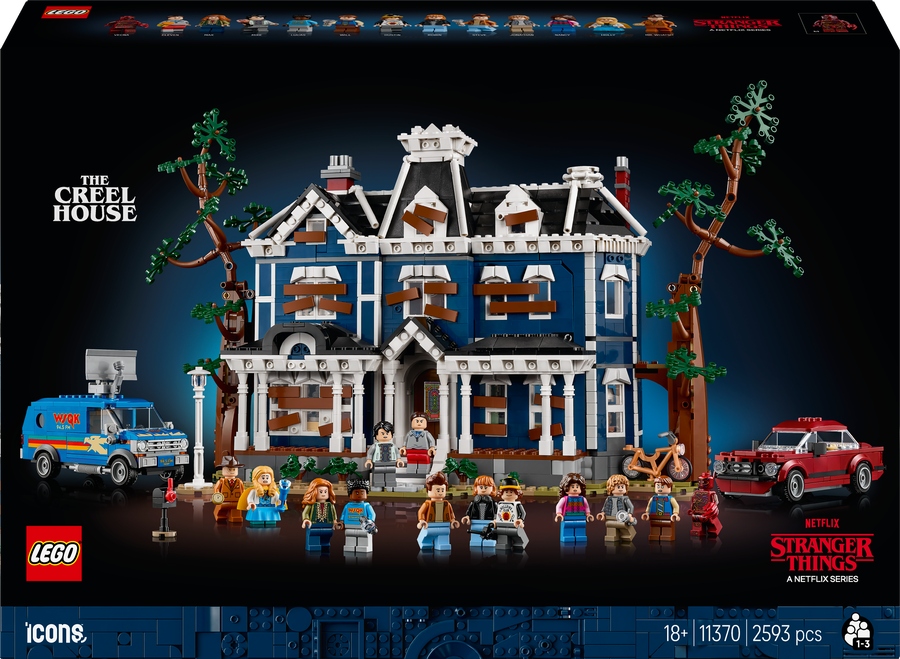 stavebnice Lego Icons 11370 Stranger Things: Dům Creelů 2593 dílků