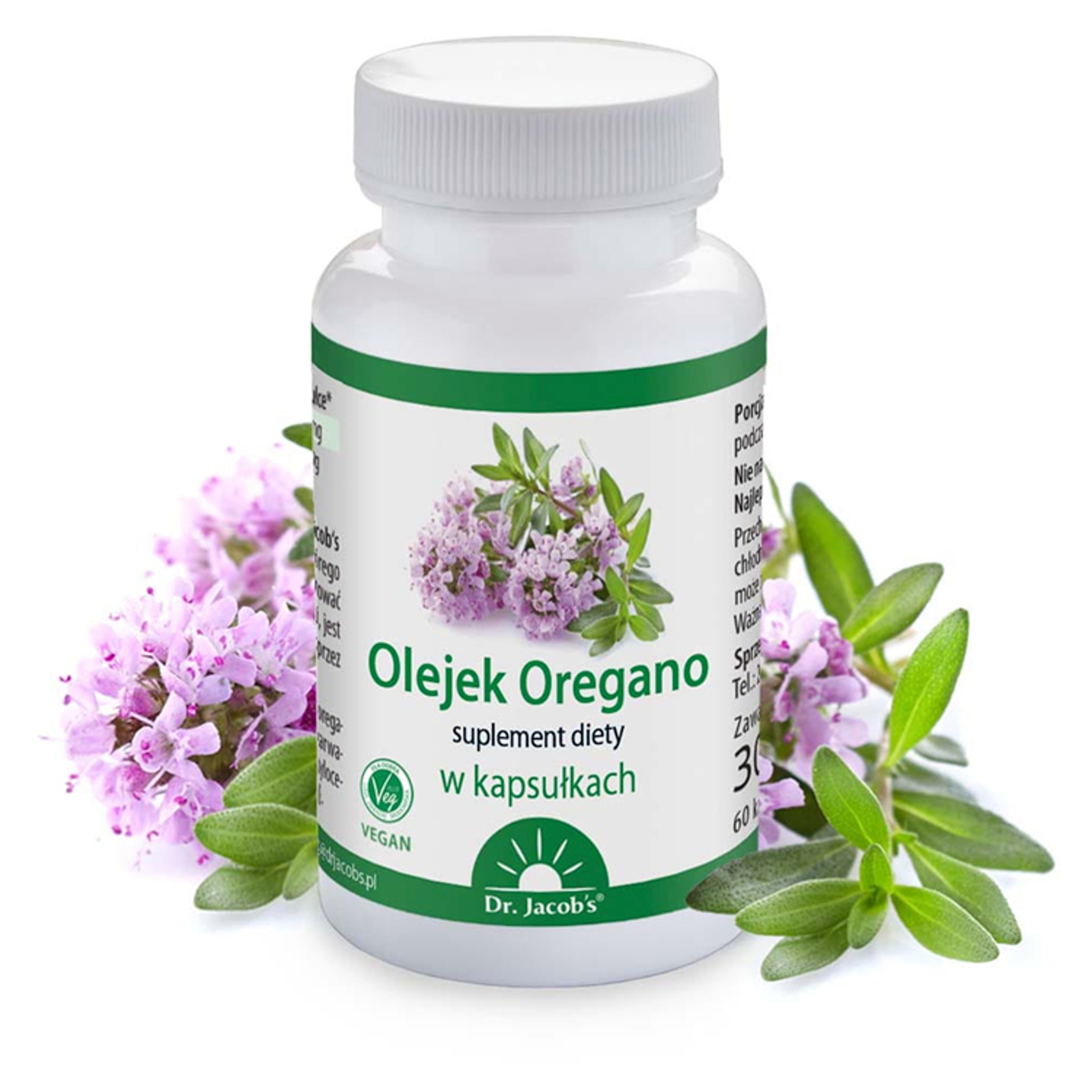 DR JACOBS Oregano olej 60 kapsúl za 18.61EUR - Allegro