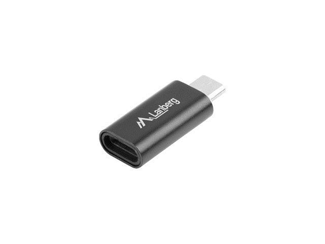 Adapter micro USB Lanberg AD-LM-UM-01 czarny