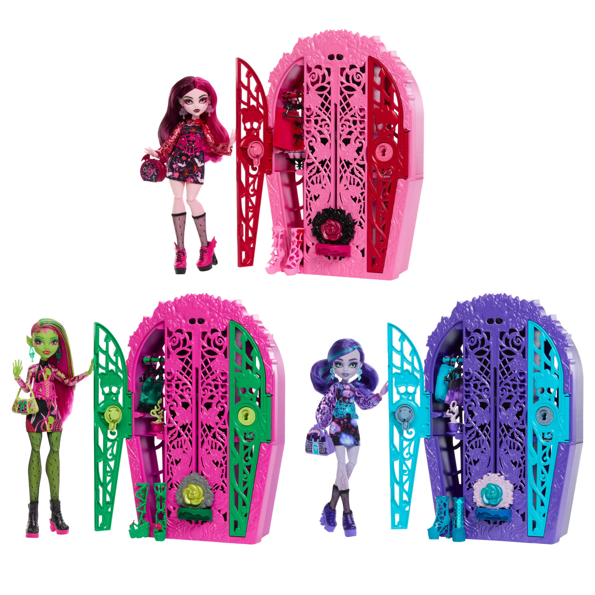 1x Monster High Straszysekrety Seria 5 Ogrodowe zagadki Lalka Asortyment