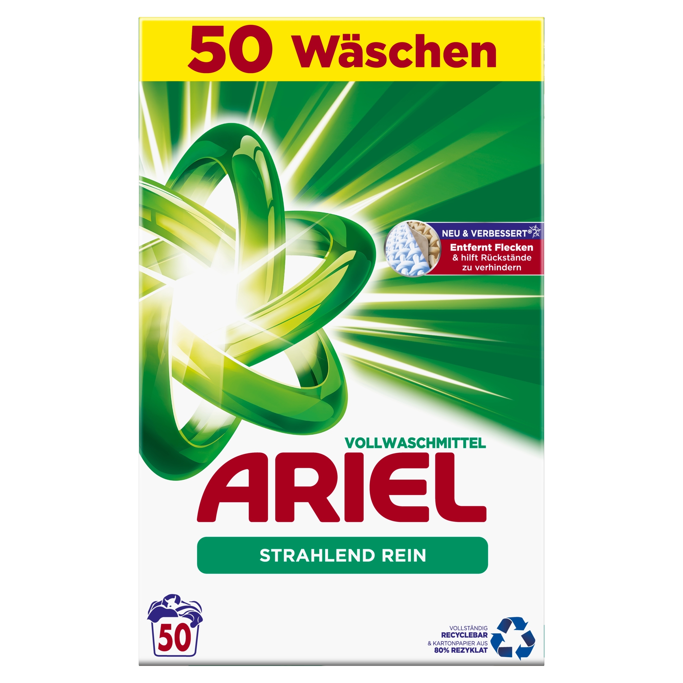 Ariel Vollwaschmittel strahlend rein Uniwersalny 3,25kg 50P