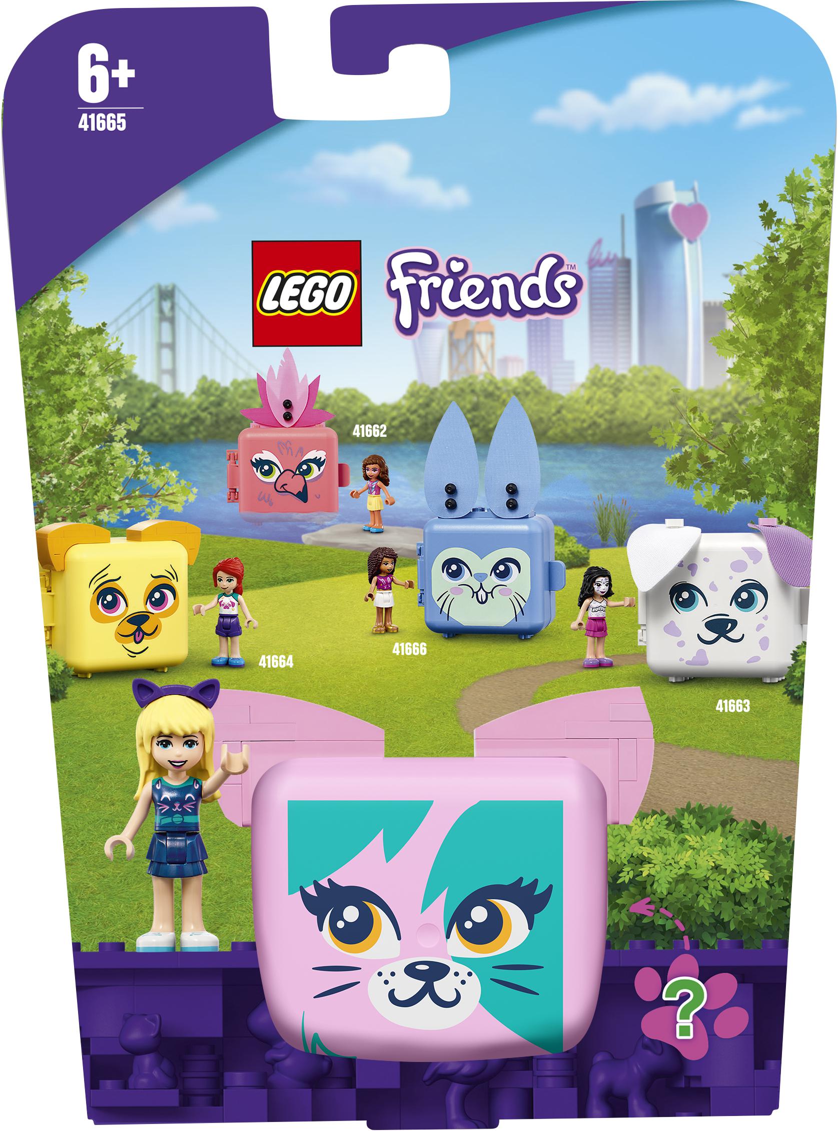 2 x LEGO Friends 41665 Kostka Stephanie z kotem