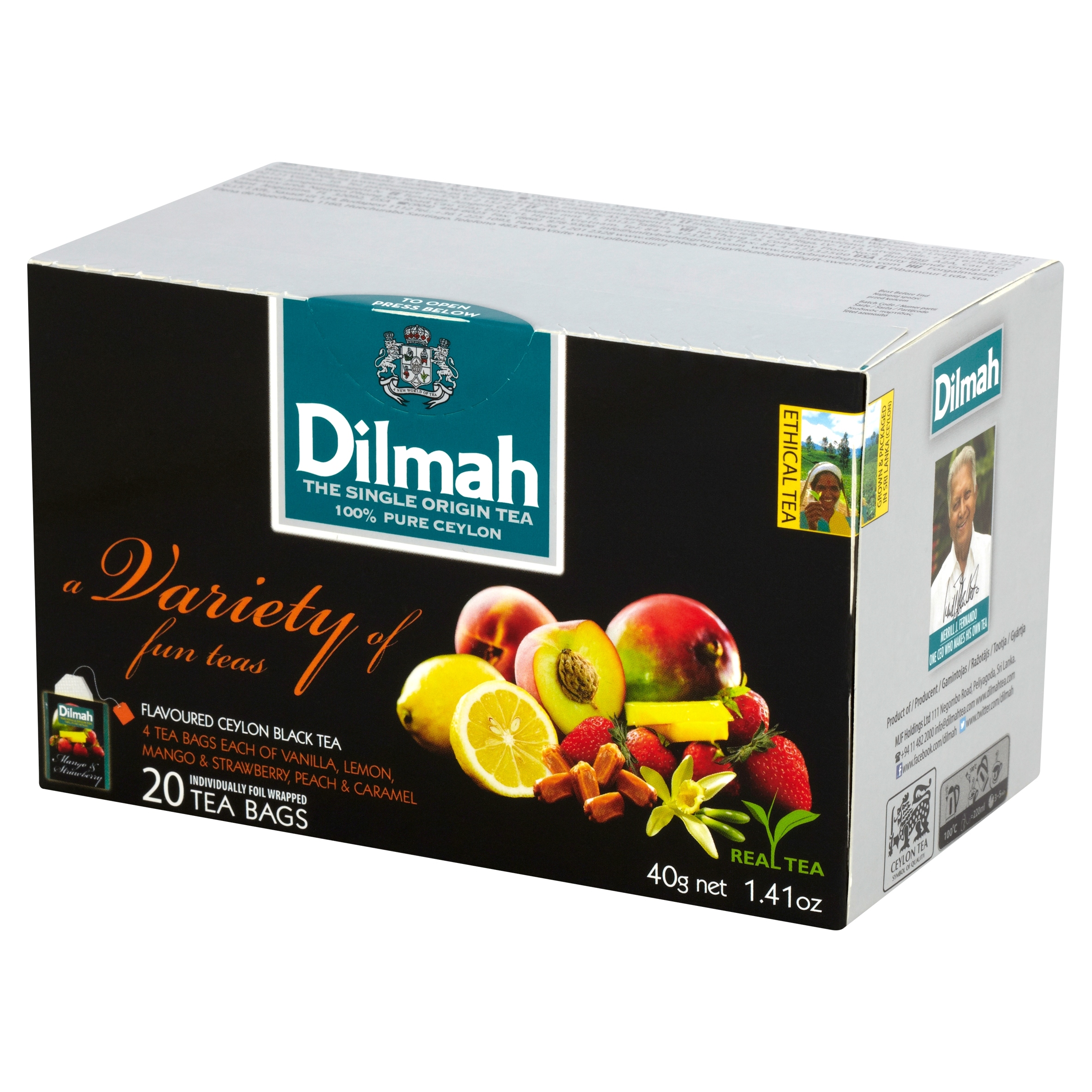 Levně Dilmah Variety Mix obálka 20 kopií