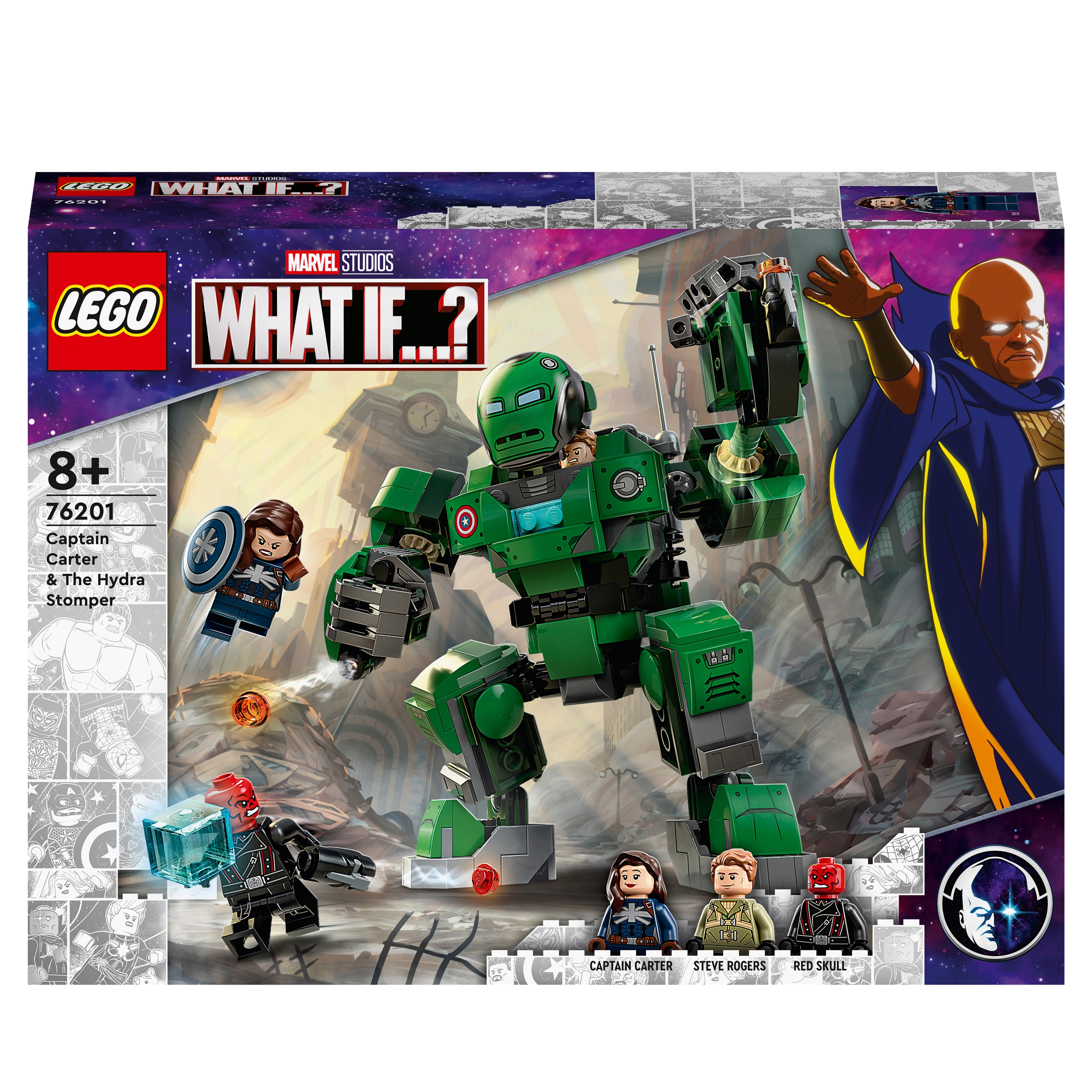 Lego Heroes 76201 Kapitán Carter a ničitel Hydry