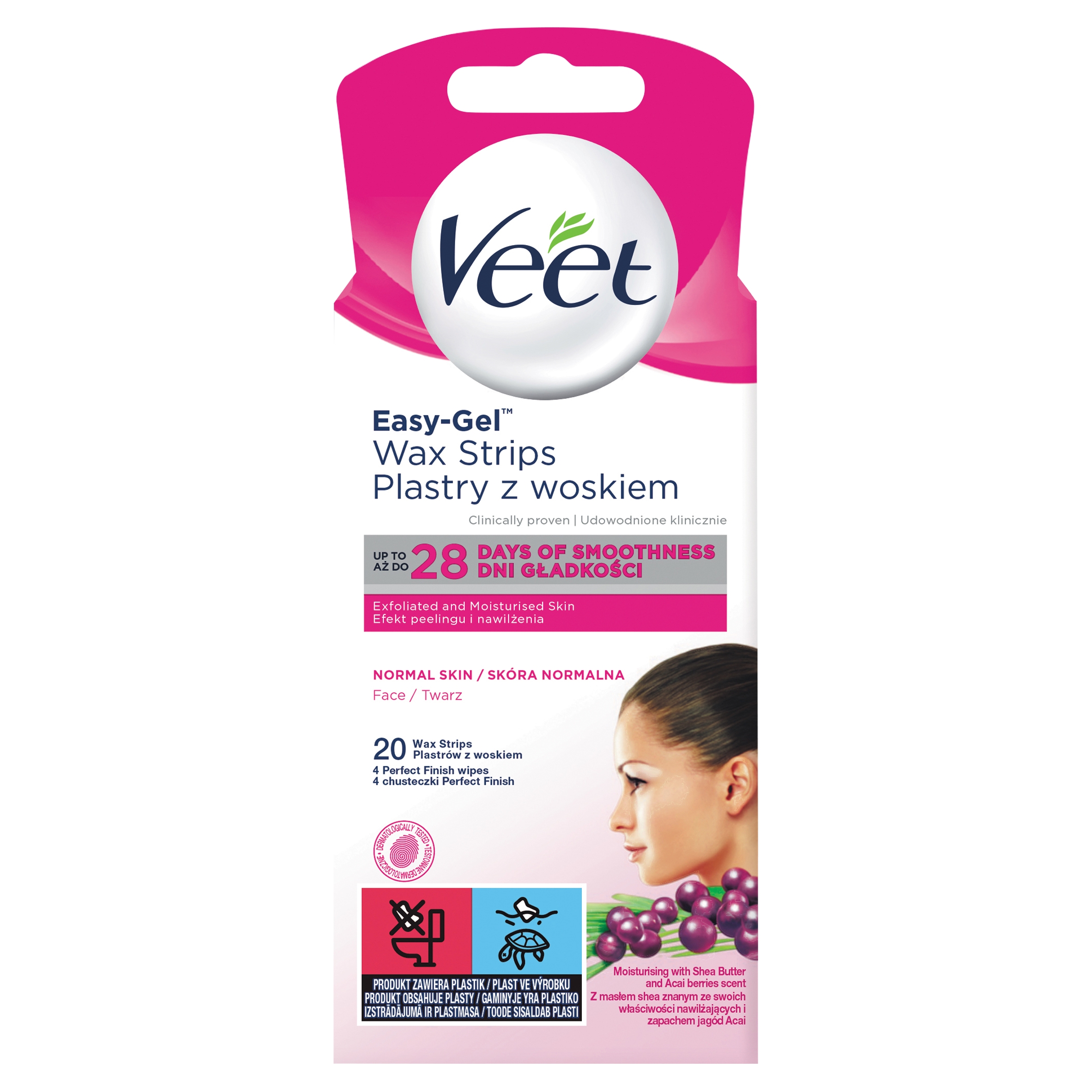 

Veet plastry wosk do depilacji twarzy