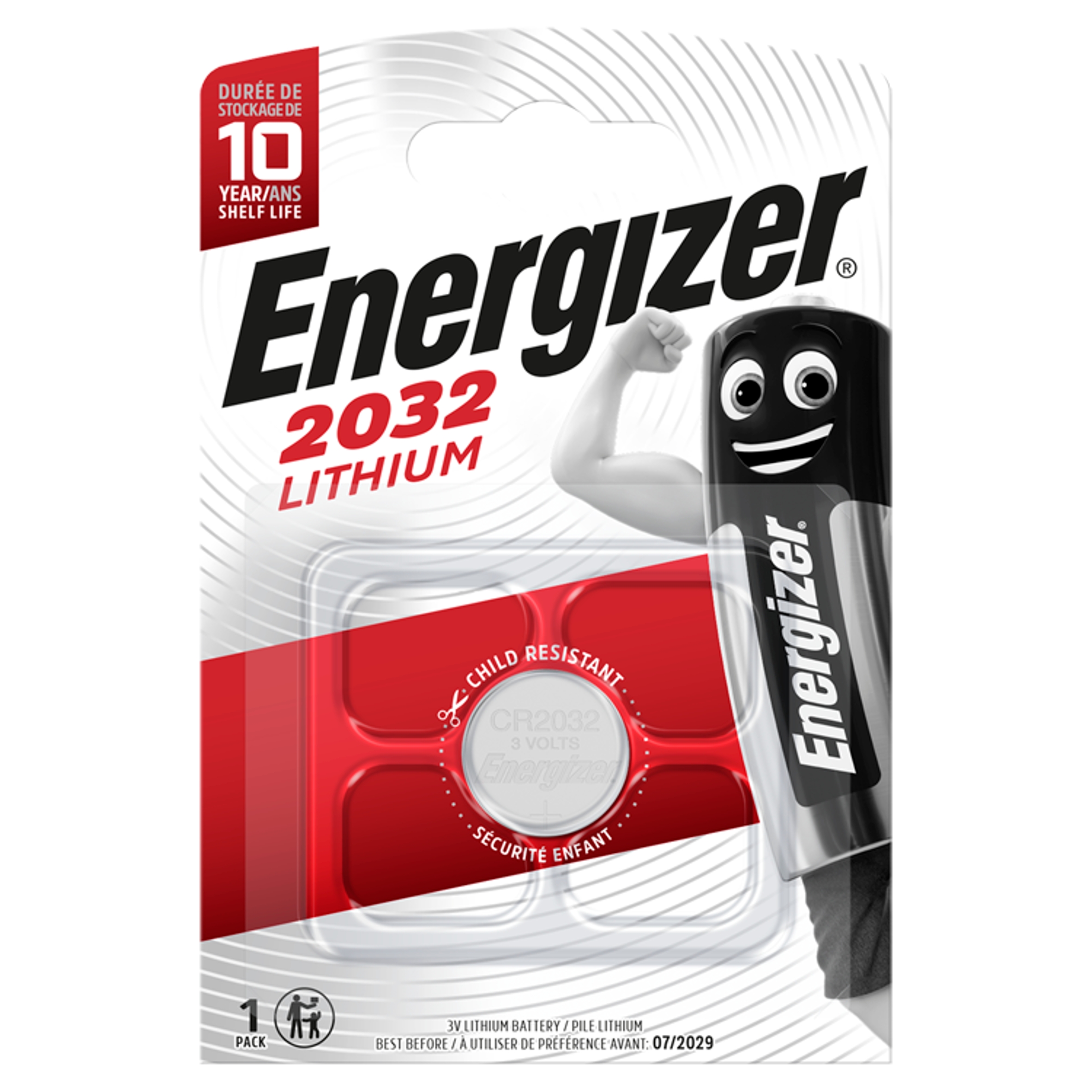 

Bateria litowa Energizer CR2032