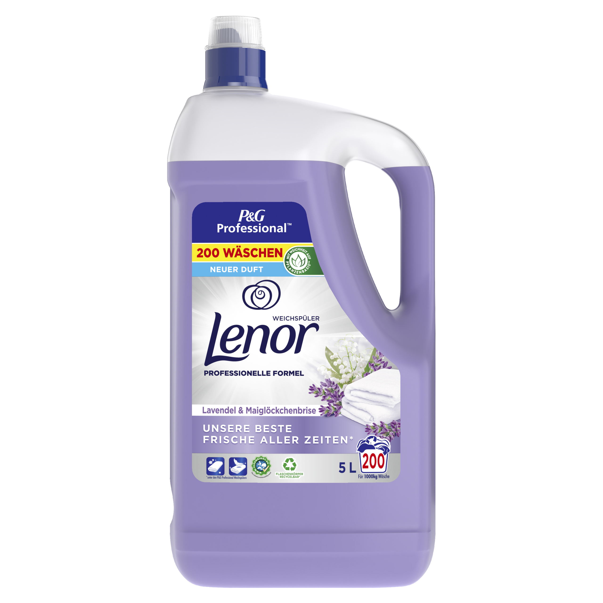 Levně Tekutá aviváž Lenor levandulová Němčina 5 l