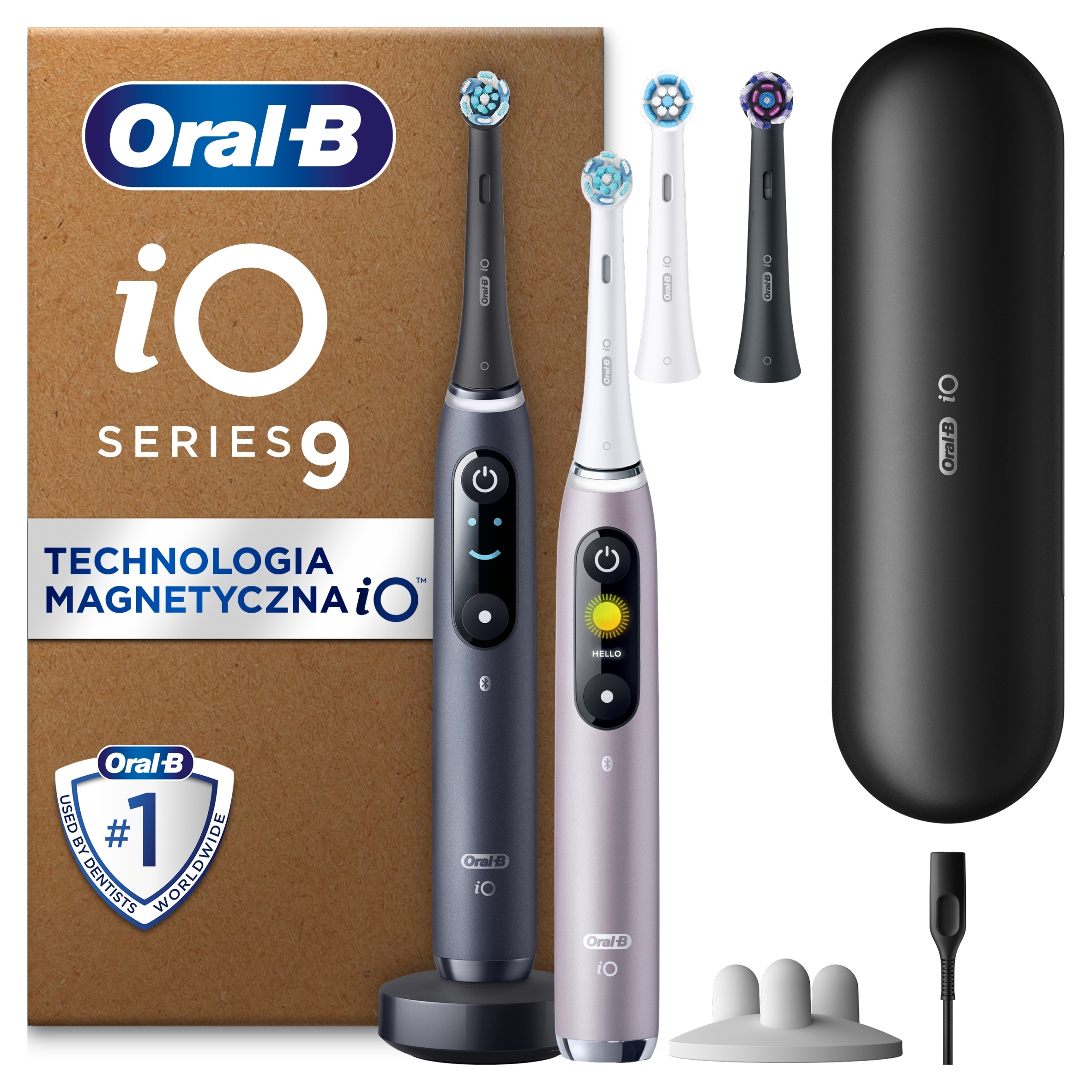 Oral-B iO 9 Czarna i różowaSzczoteczka elektryczna stworzona