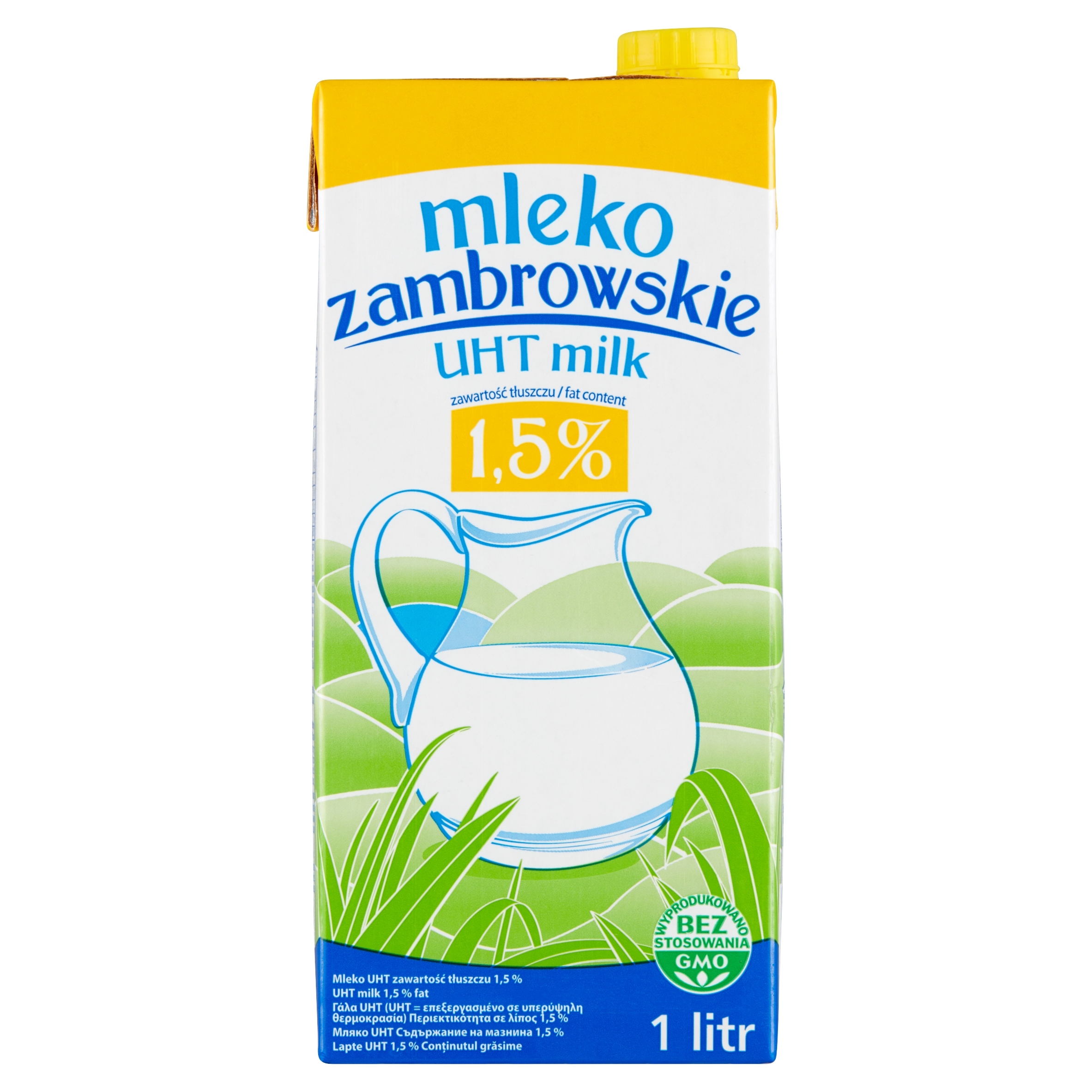 Levně zambrovské mléko 1,5% Uht 12 x 1 l