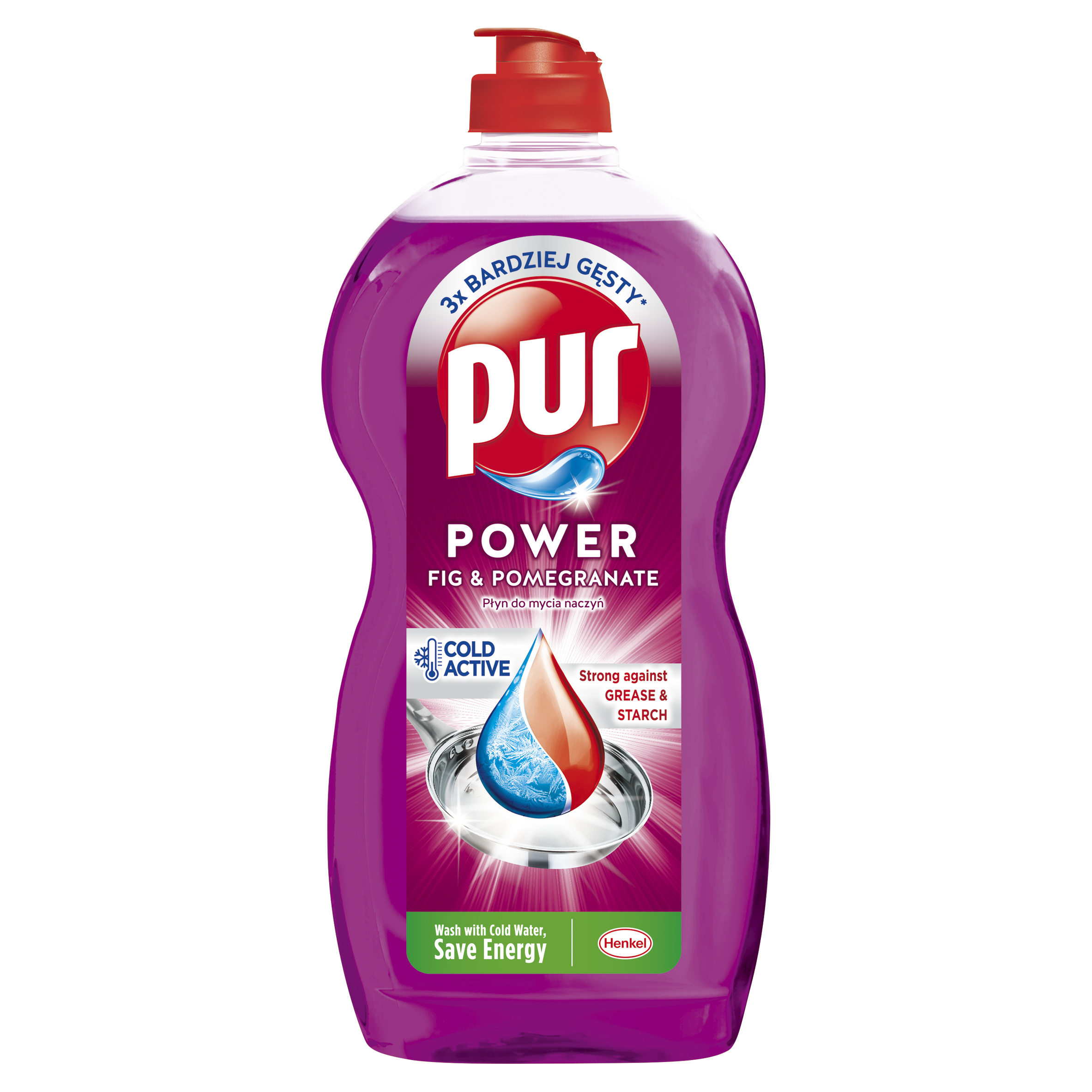 

Pur płyn do mycia naczyń 1200ml Power Figi Granat
