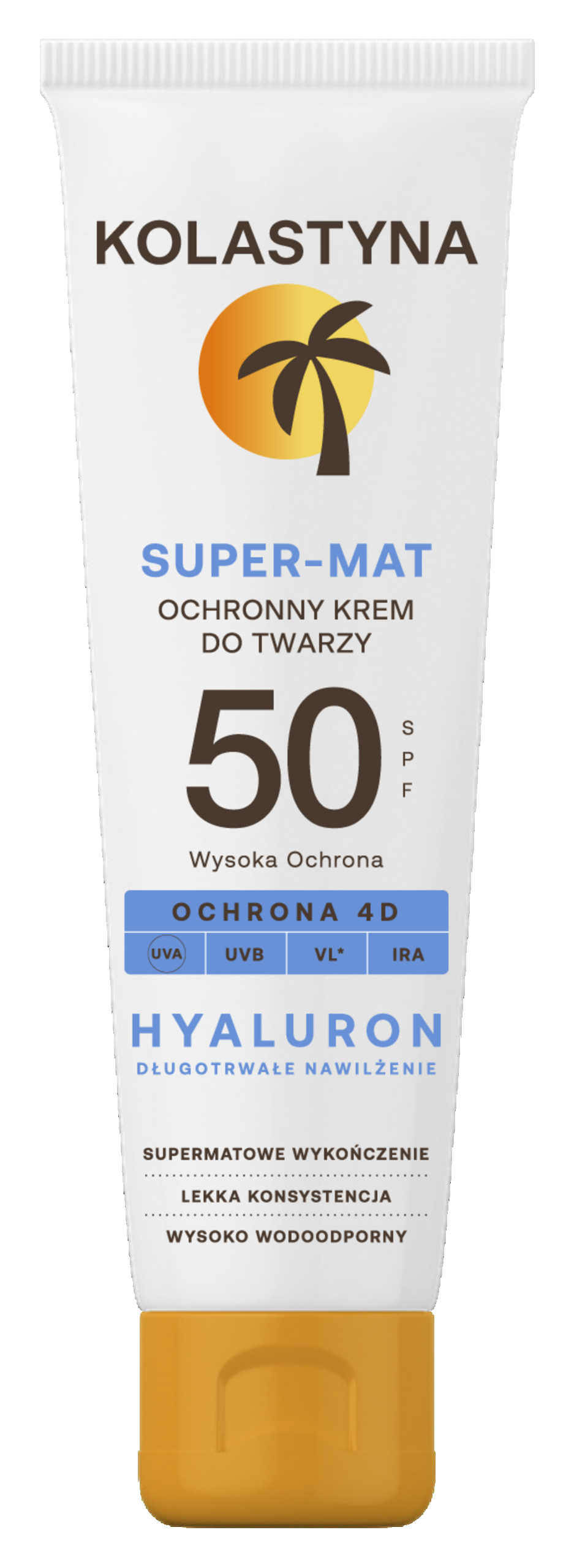 Kolastyna, ochranný krém na obličej, matný, Spf 50, 50 ml, 1 ks