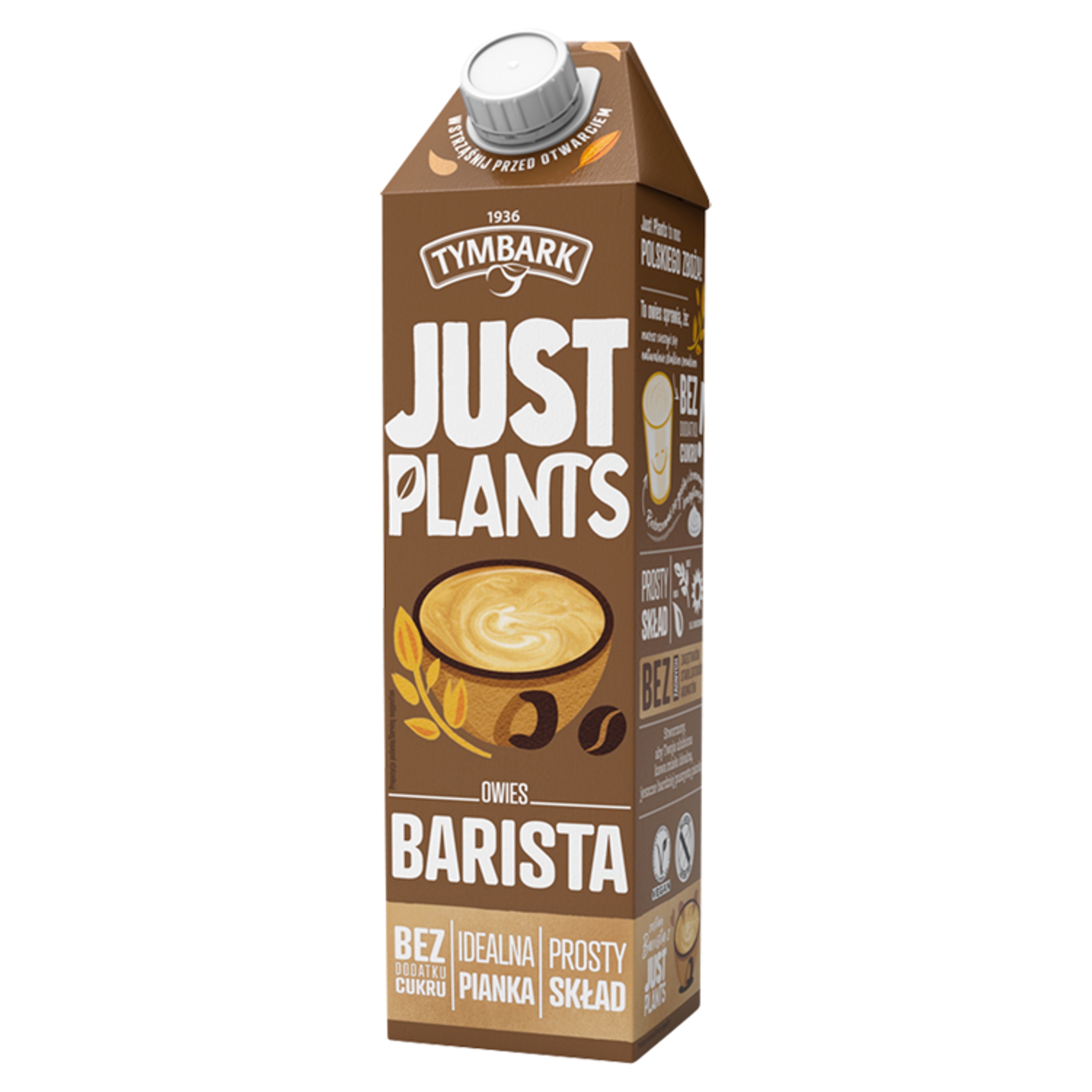 JUST PLANTS BARISTA OWIES 1L NAPÓJ OWSIANY TYMBARK