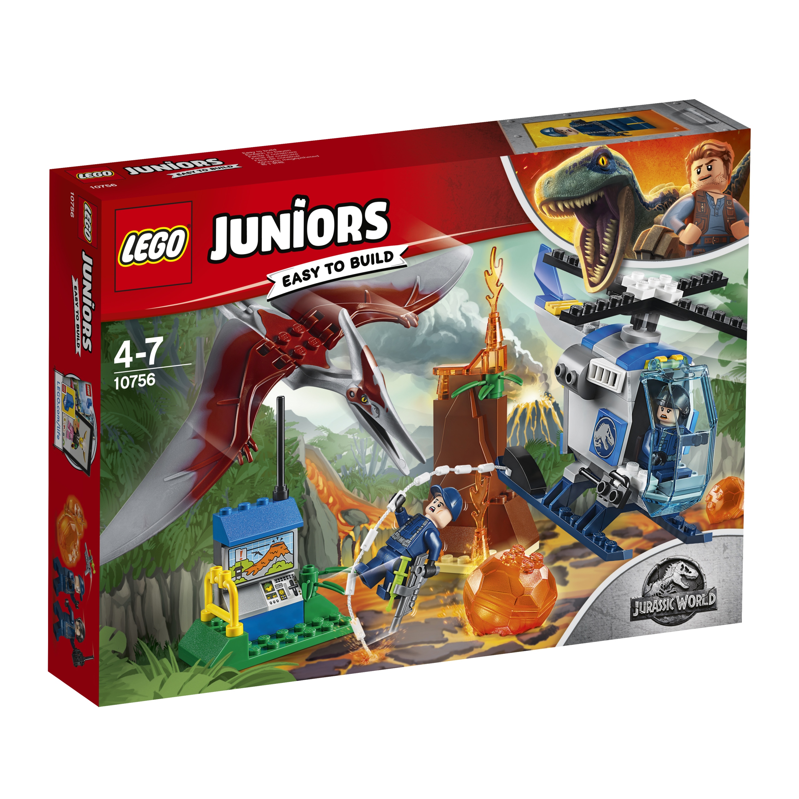 Lego Juniors 10756 Ucieczka przed Pteranodonem