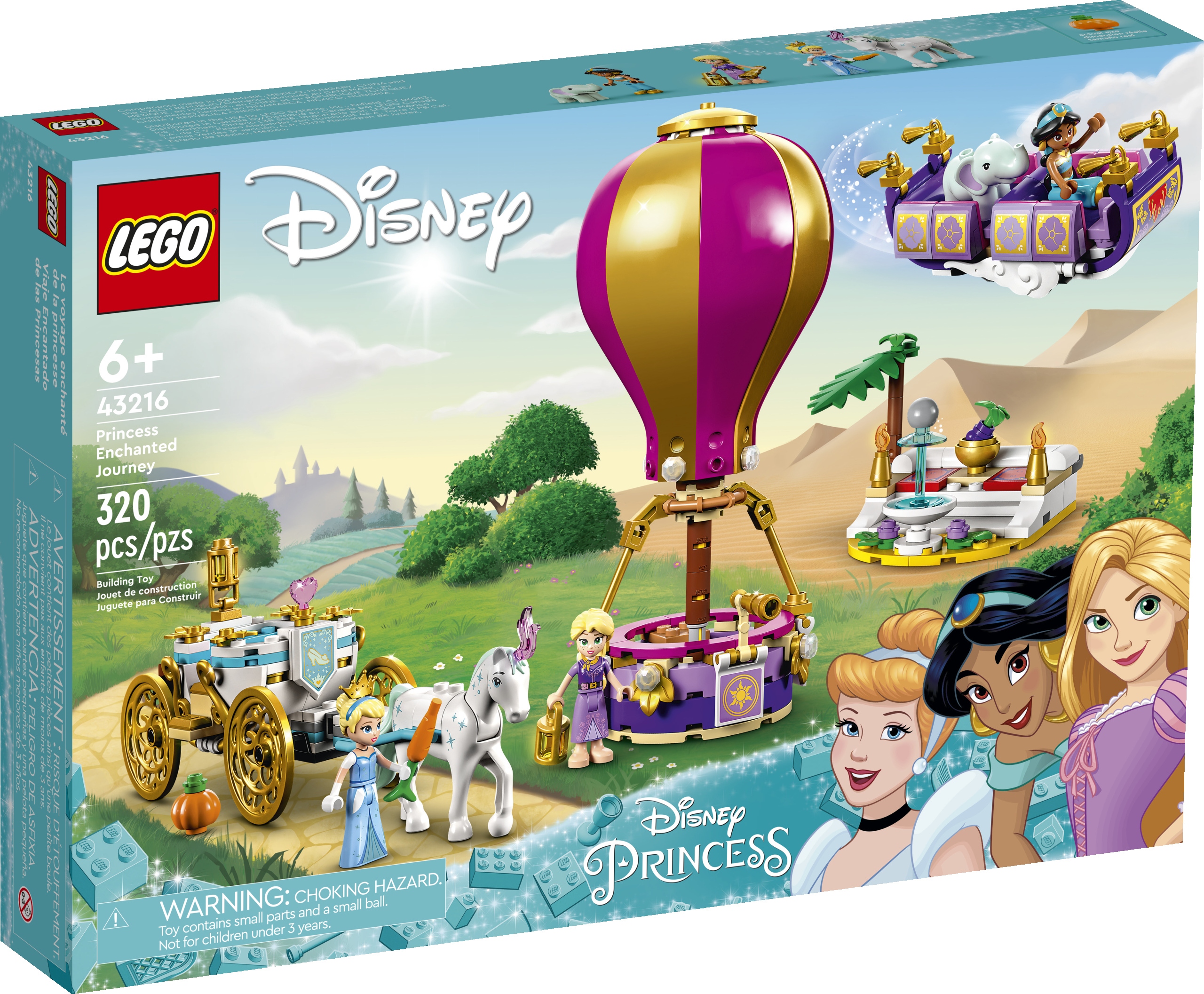 LEGO DISNEY PRINCESS 43216 PODRÓŻ KSIĘŻNICZKI Numer produktu 43216
