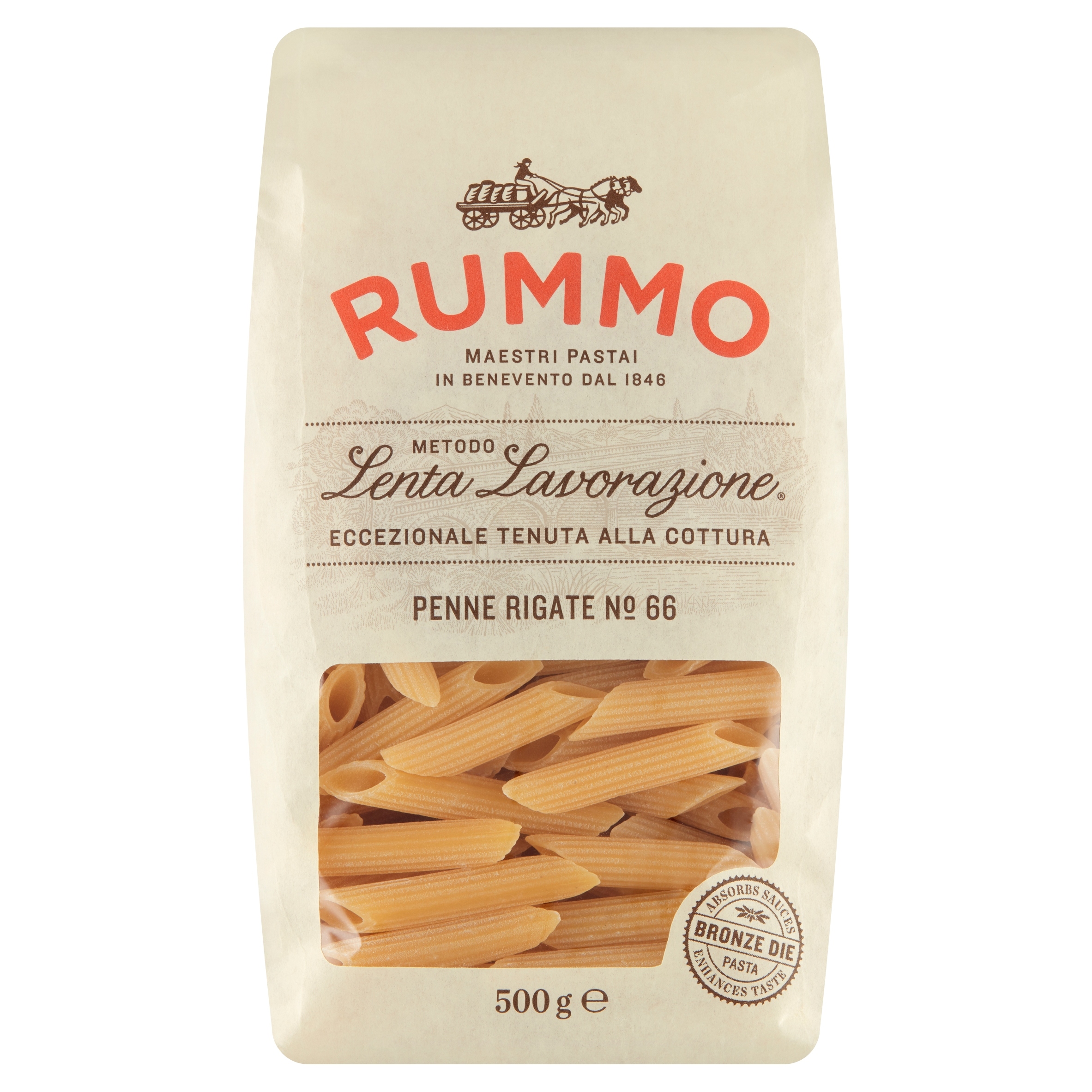 Těstoviny Italský Rummo Penne Rigate n.66 16x500g