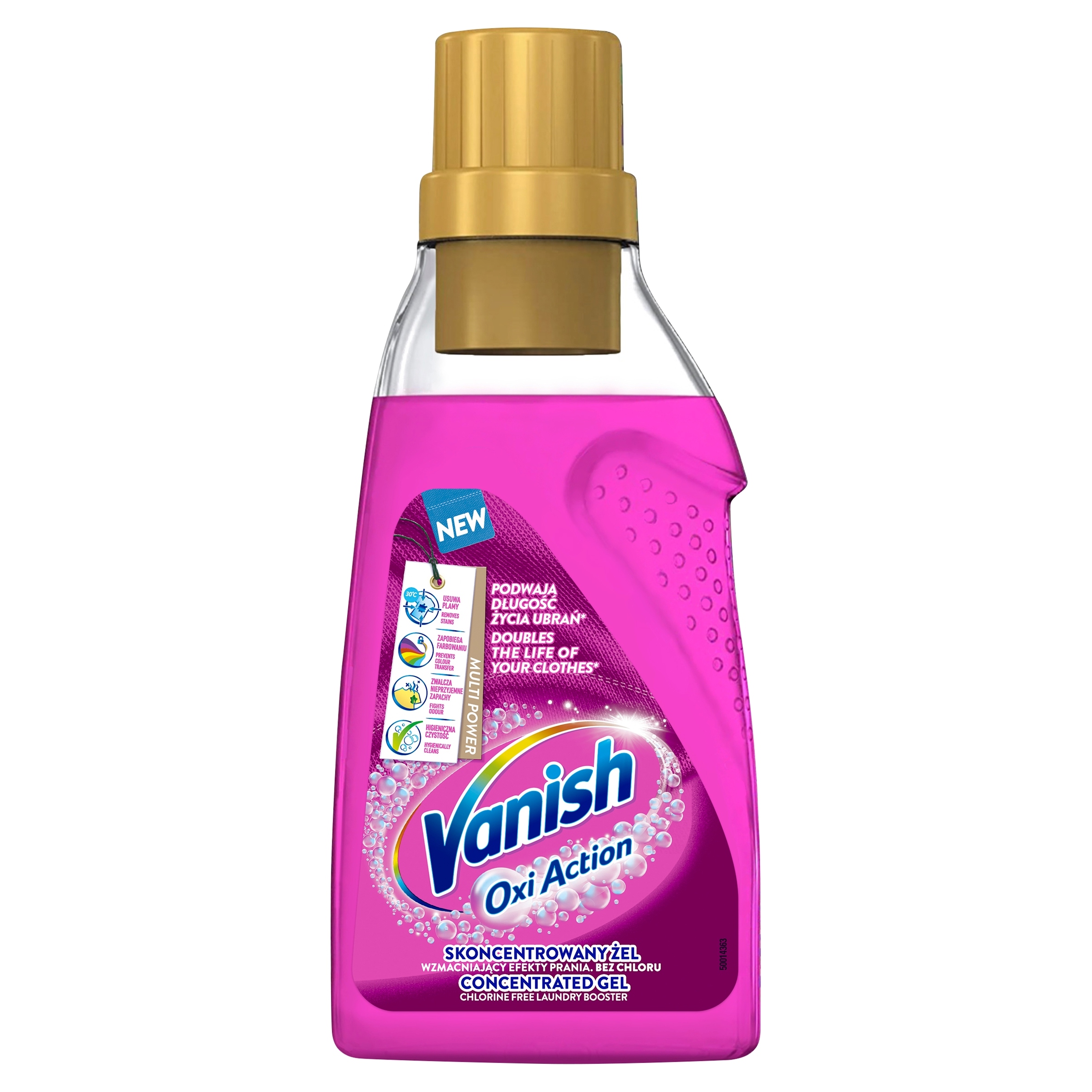 

Vanish odplamiacz w żelu 500ml Pink