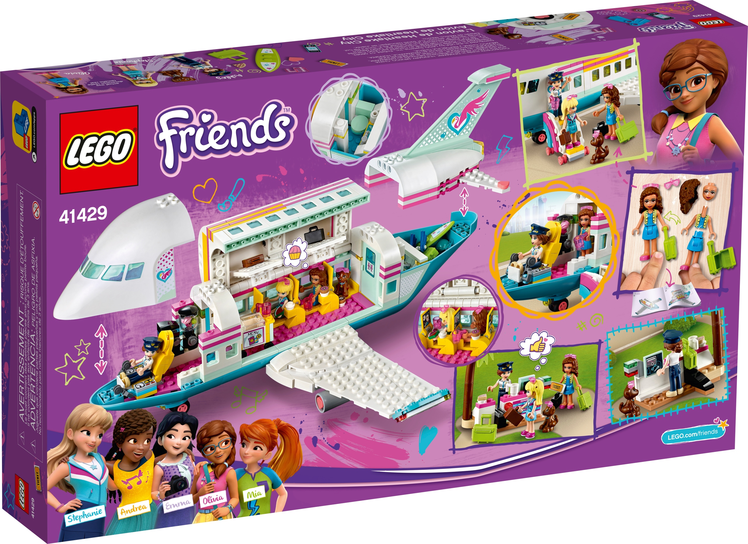 Lego Friends 41429 Lego Friends Letadlo z městečka Heartlake 41429