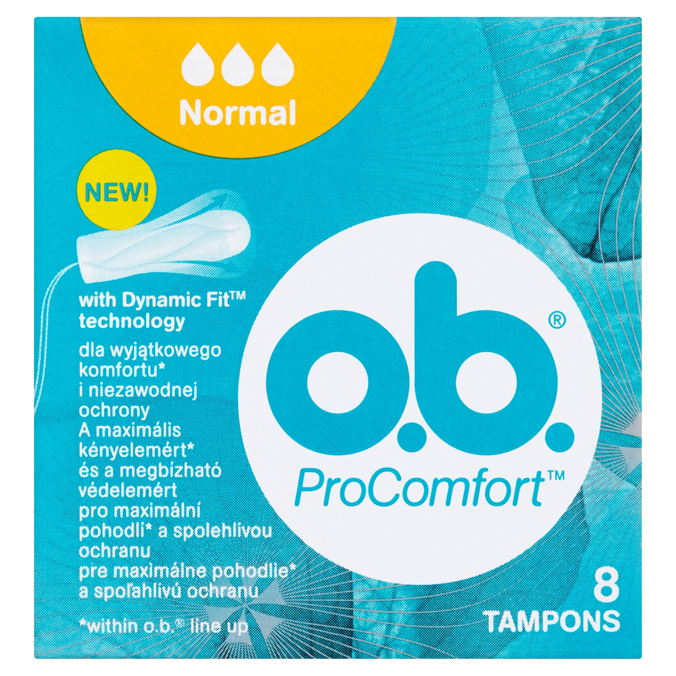 

Tampony Pro Comfort Normal 8 sztuk