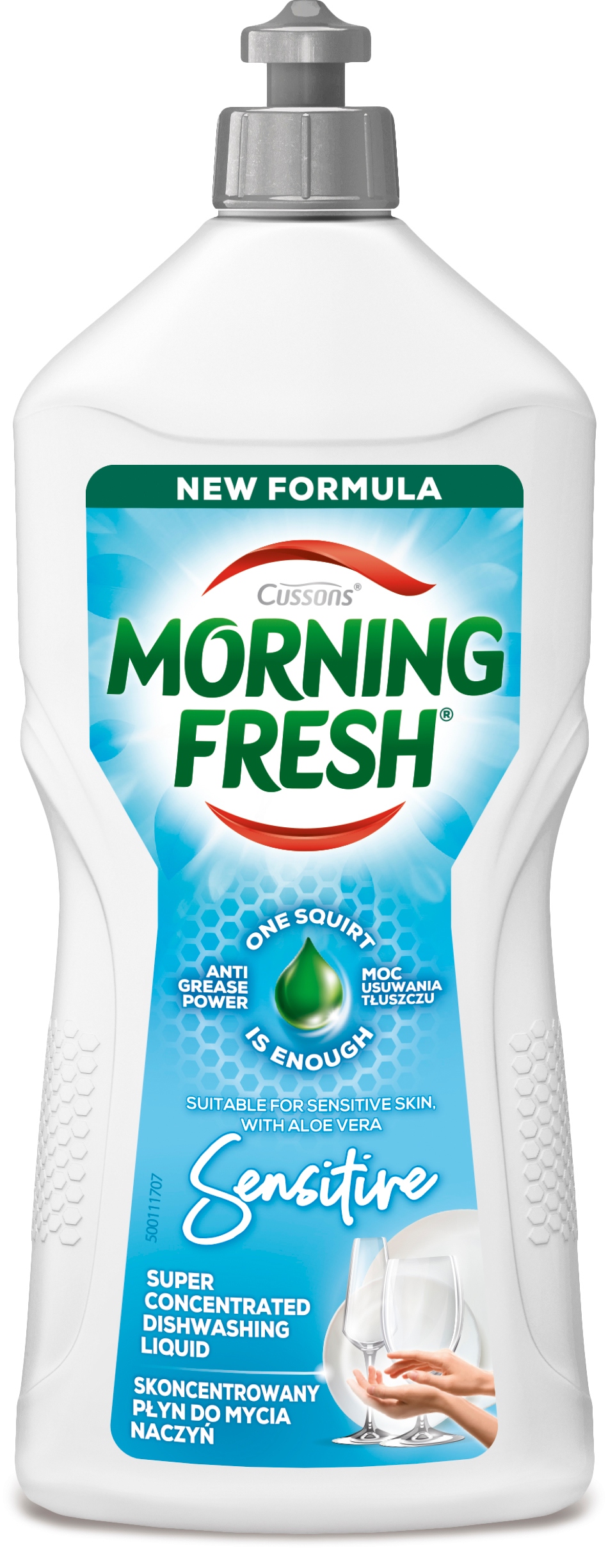 Levně 4X Morning Fresh Sensitive Koncentrovaný prostředek na mytí nádobí 900 ml