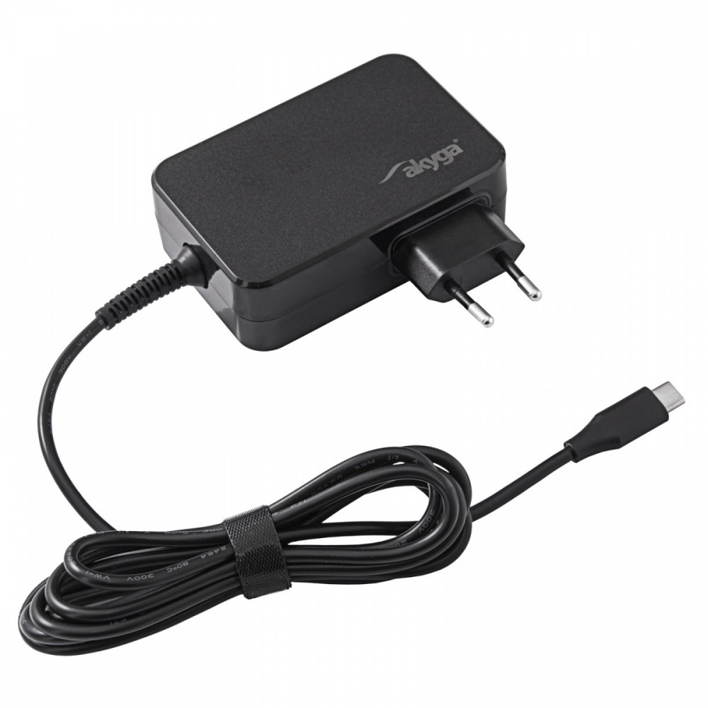 AKYGA Zasilacz do notebooka Akyga AK-ND-82 5-20V / 3-4.5A 90W USB type C 1.8m GaN — 12
