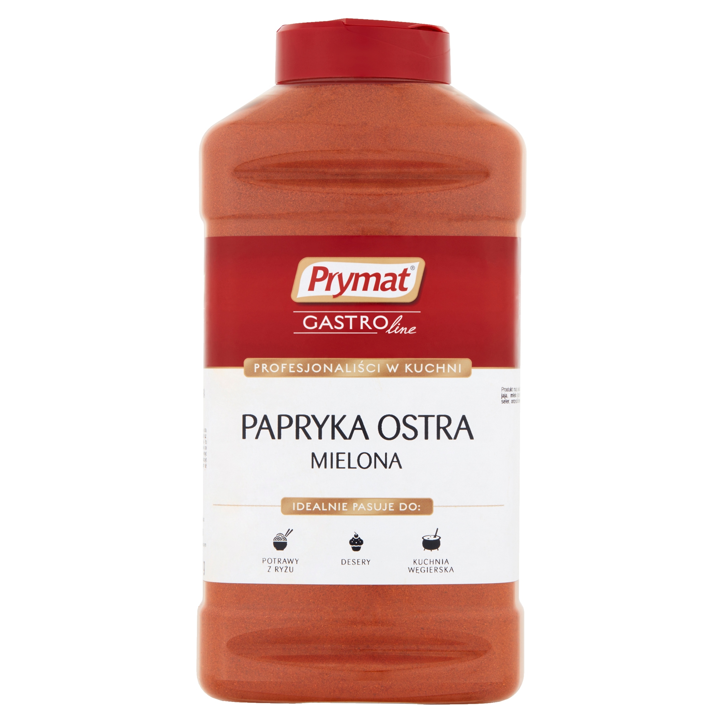 Levně Ostrá mletá paprika. Prymat 720 g
