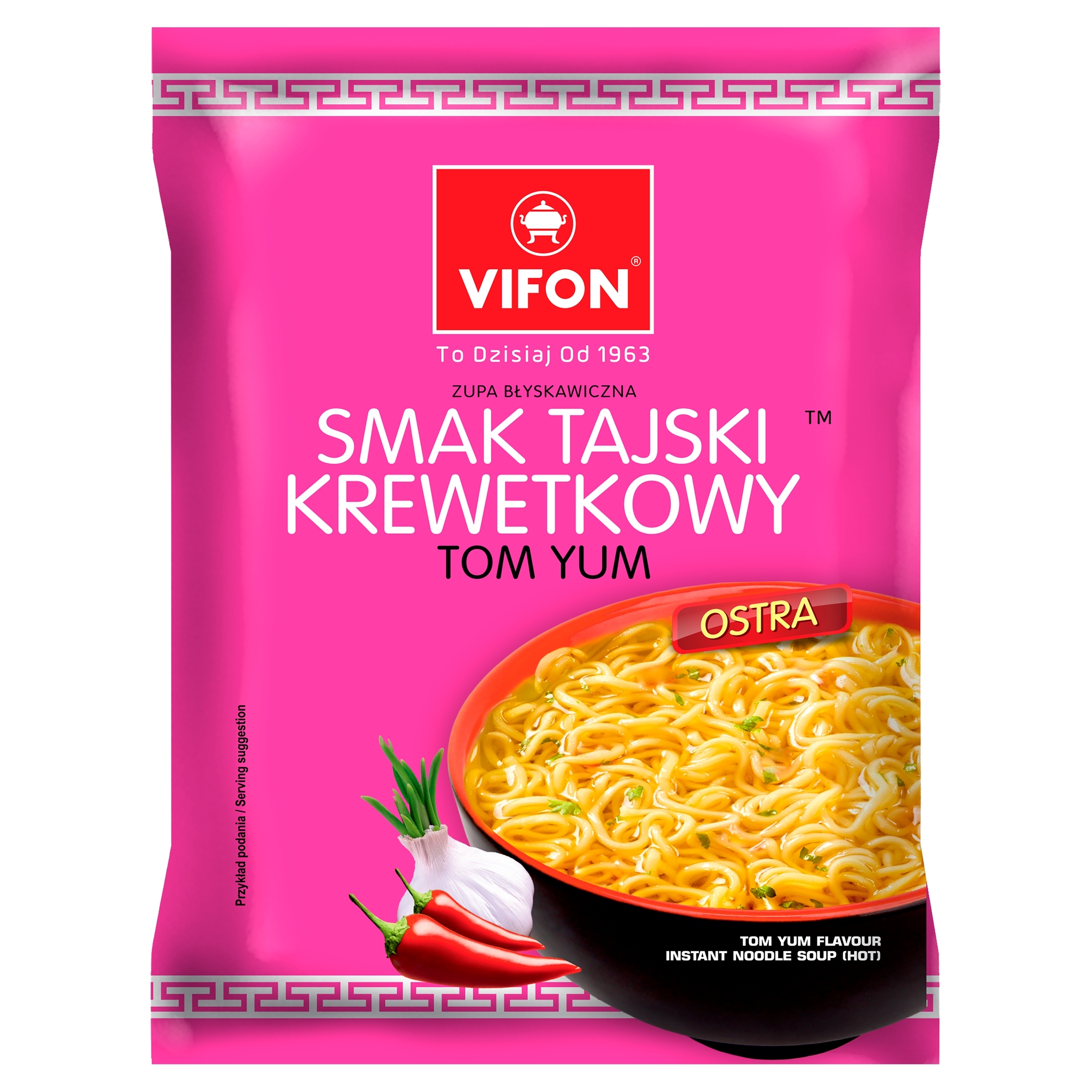 Levně 17 x Vifon Tom Yum Instantní polévka s thajskou krevetovou příchutí 70 g