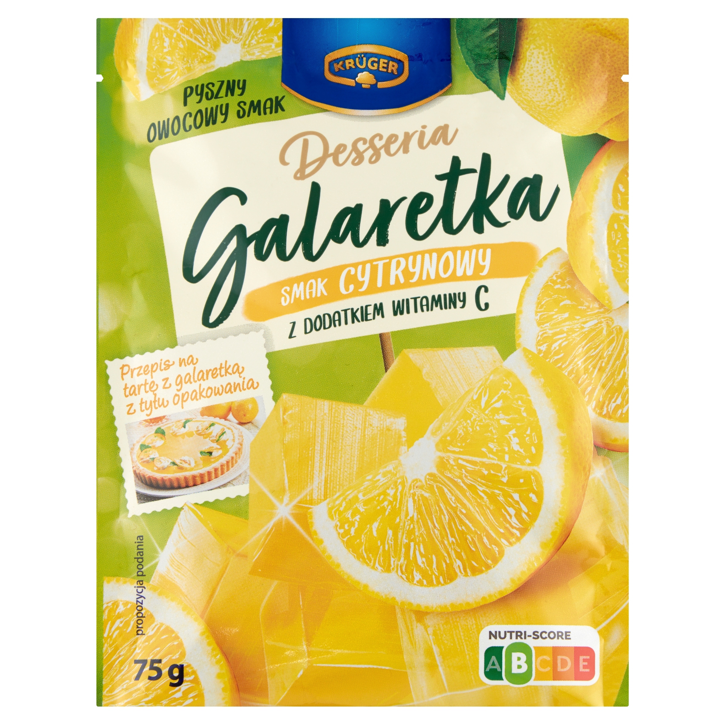 Levně 17X Krüger Desseria Želé citronová příchuť 75 g