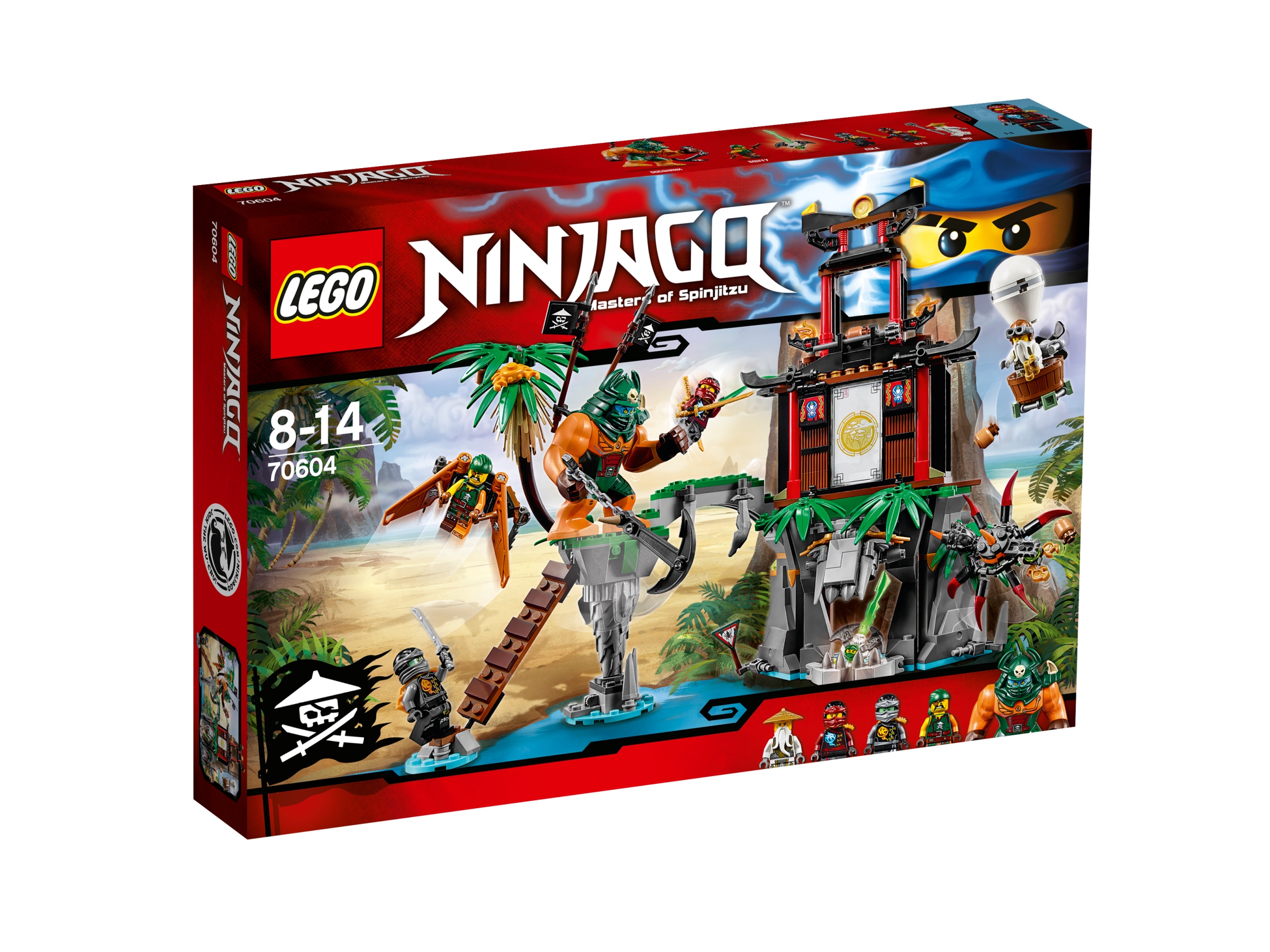 Lego Ninjago Wyspa Tygrysiej Wdowy 70604