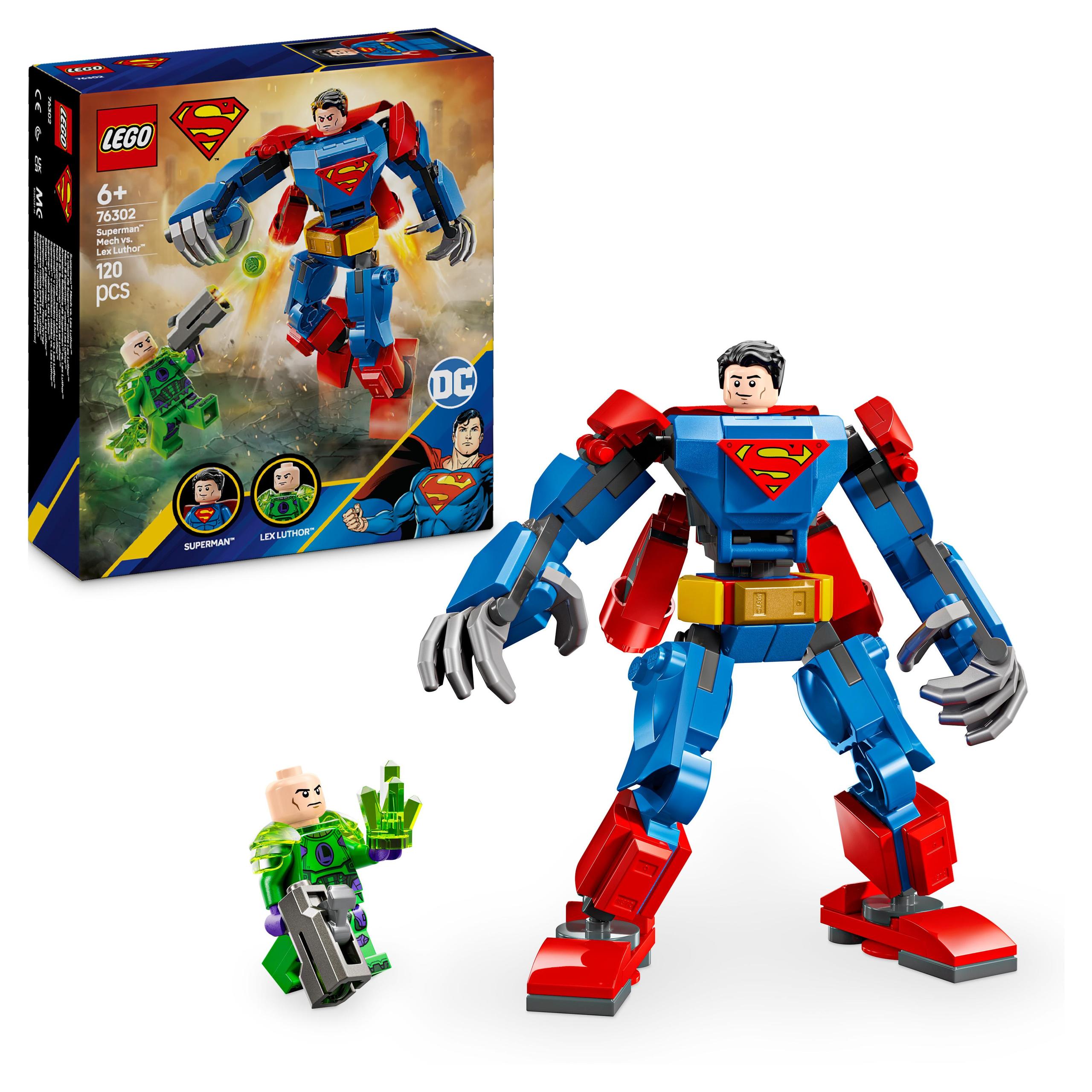Lego DC 76302 Mech Supermana versus Lex Luthor Figurky Sada