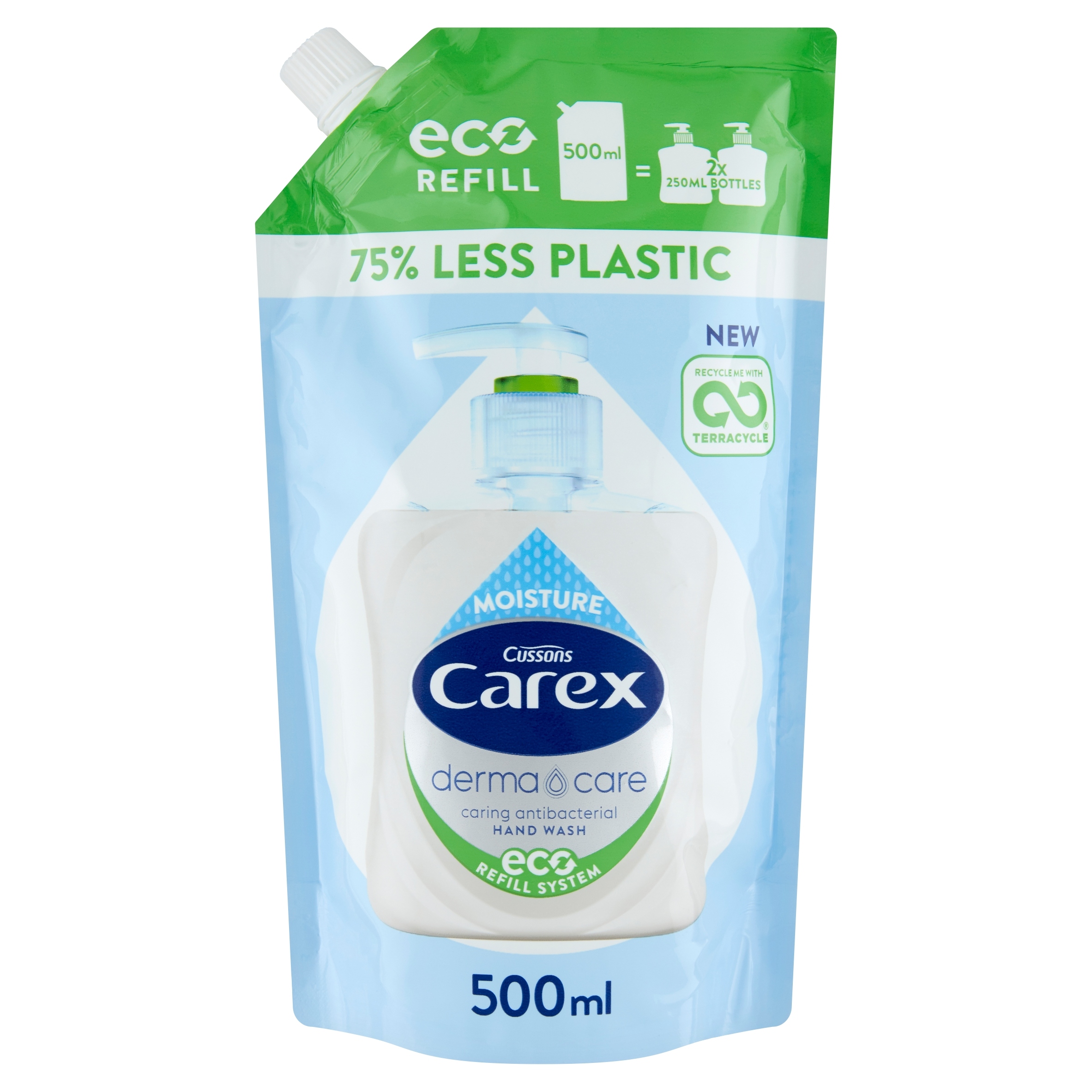 

Mydło w płynie Carex 0,5 l Moisture zapas