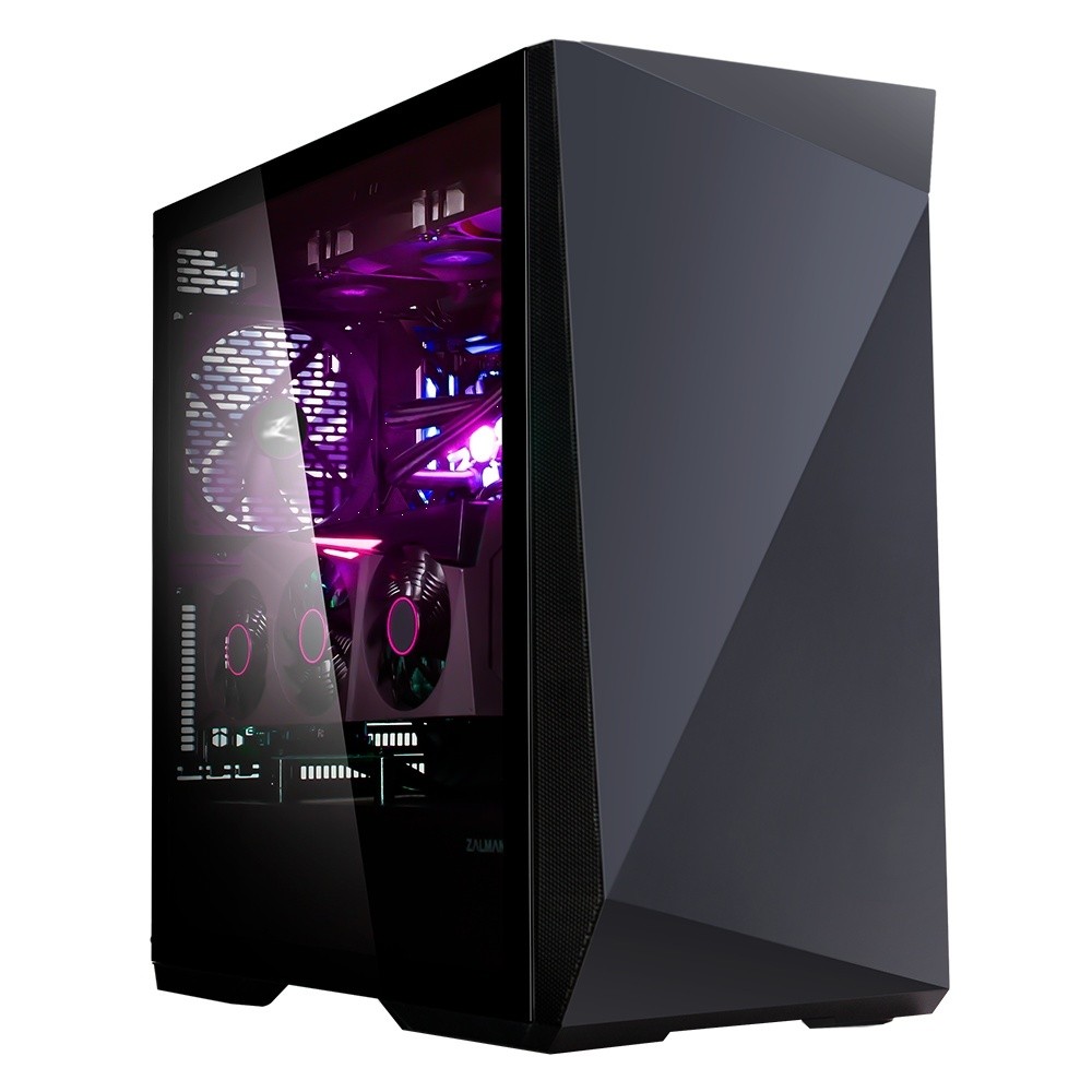 Zalman skříň X3 Black Middle tower Atx Usb 3.0 Usb 2.0 průhledná