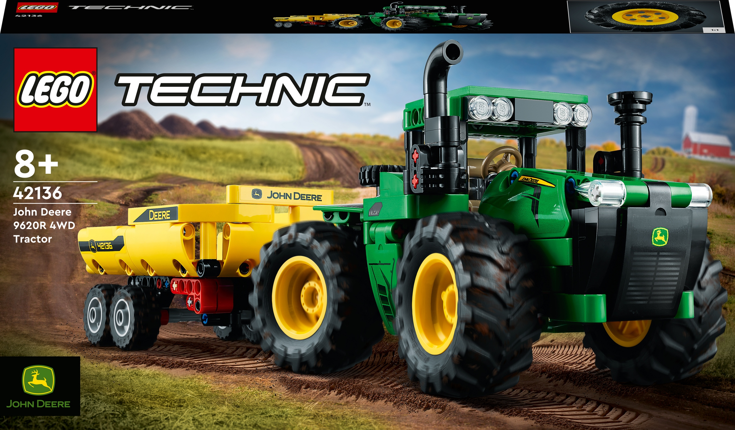 

Lego Technic Traktor John Deere 9620R 4WD 42136