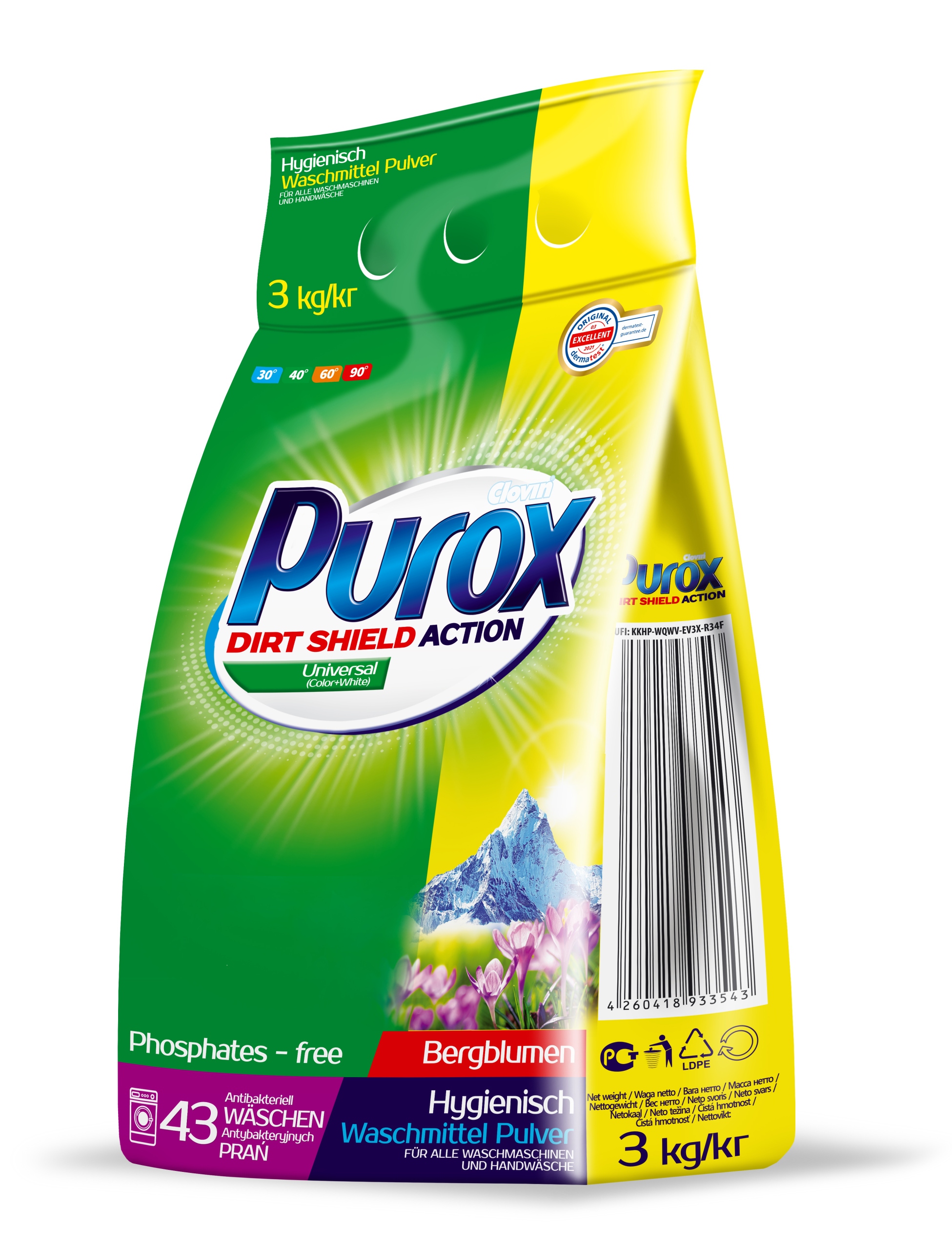 

Purox Proszek do prania universal 3kg