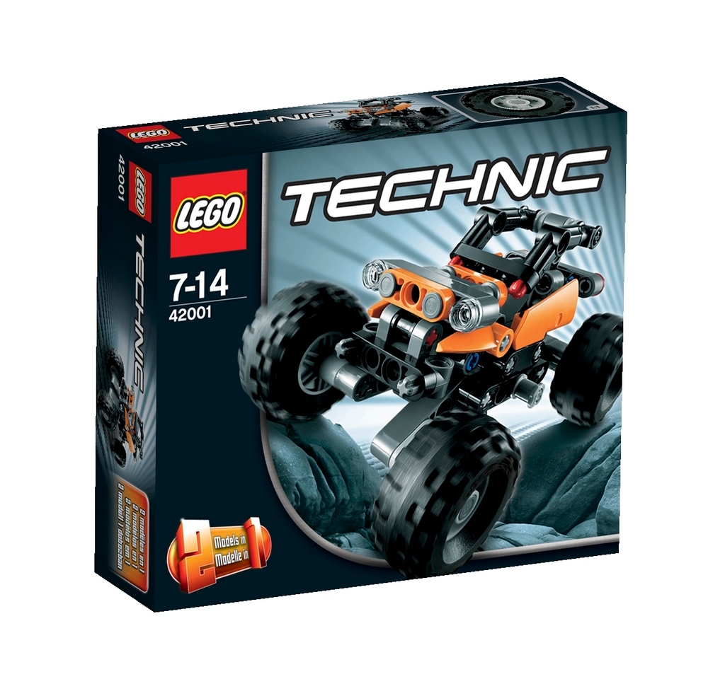 Lego 42001 Technic 2w1 Mały samochód terenowy, Off-road, buggy 4x4