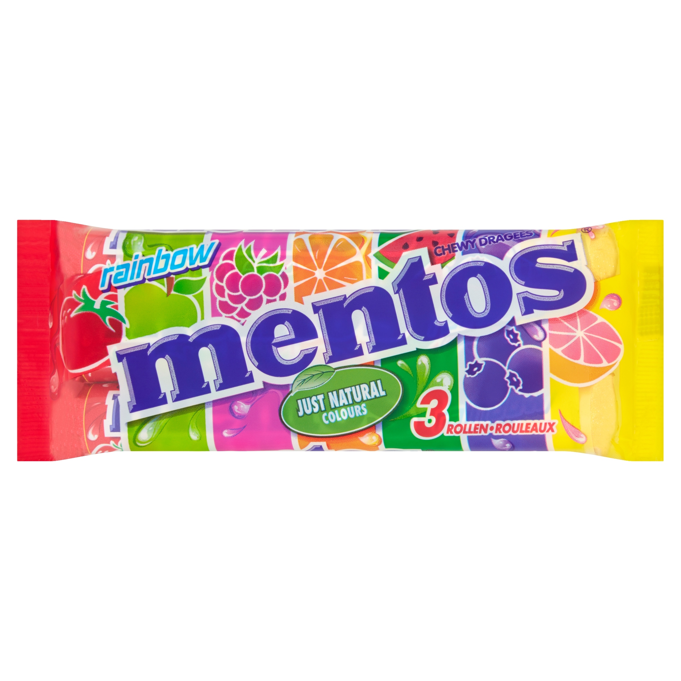 Levně 5x Mentos Rainbow 3 balení 112,5g