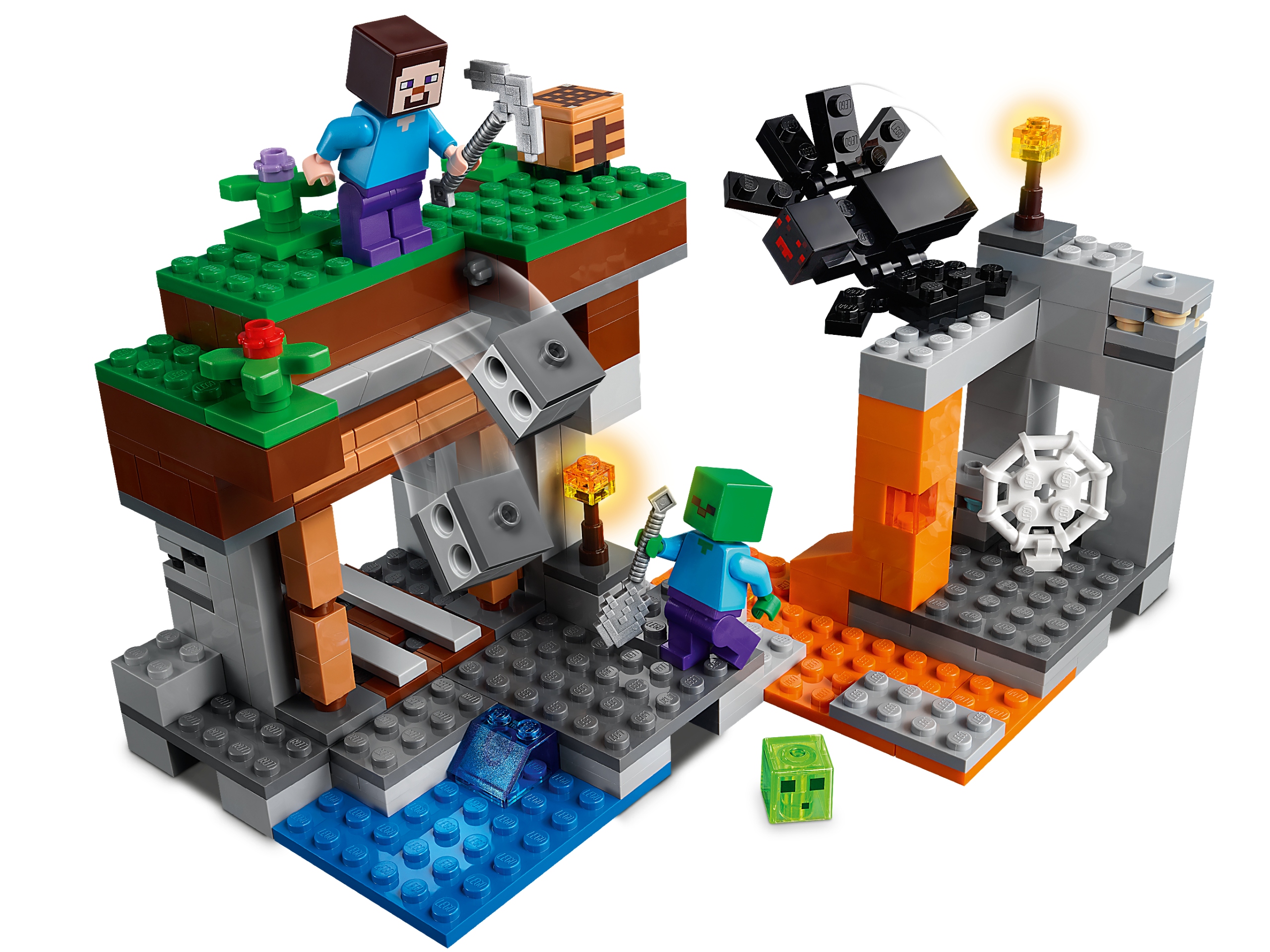LEGO Minecraft 21166 Opuszczona kopalnia Wiek dziecka 7 lat +