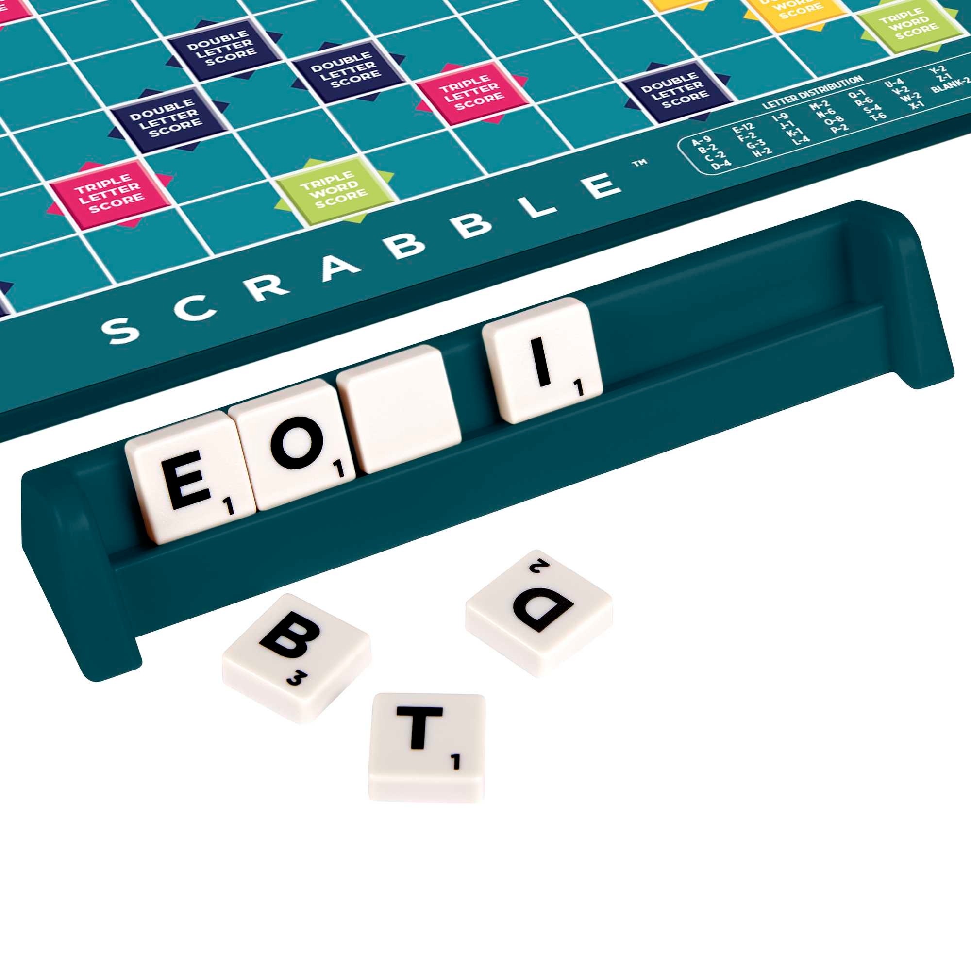 SCRABBLE ORIGINAL Gra Słowna Scrable Skrable PL Maksymalna liczba graczy 4