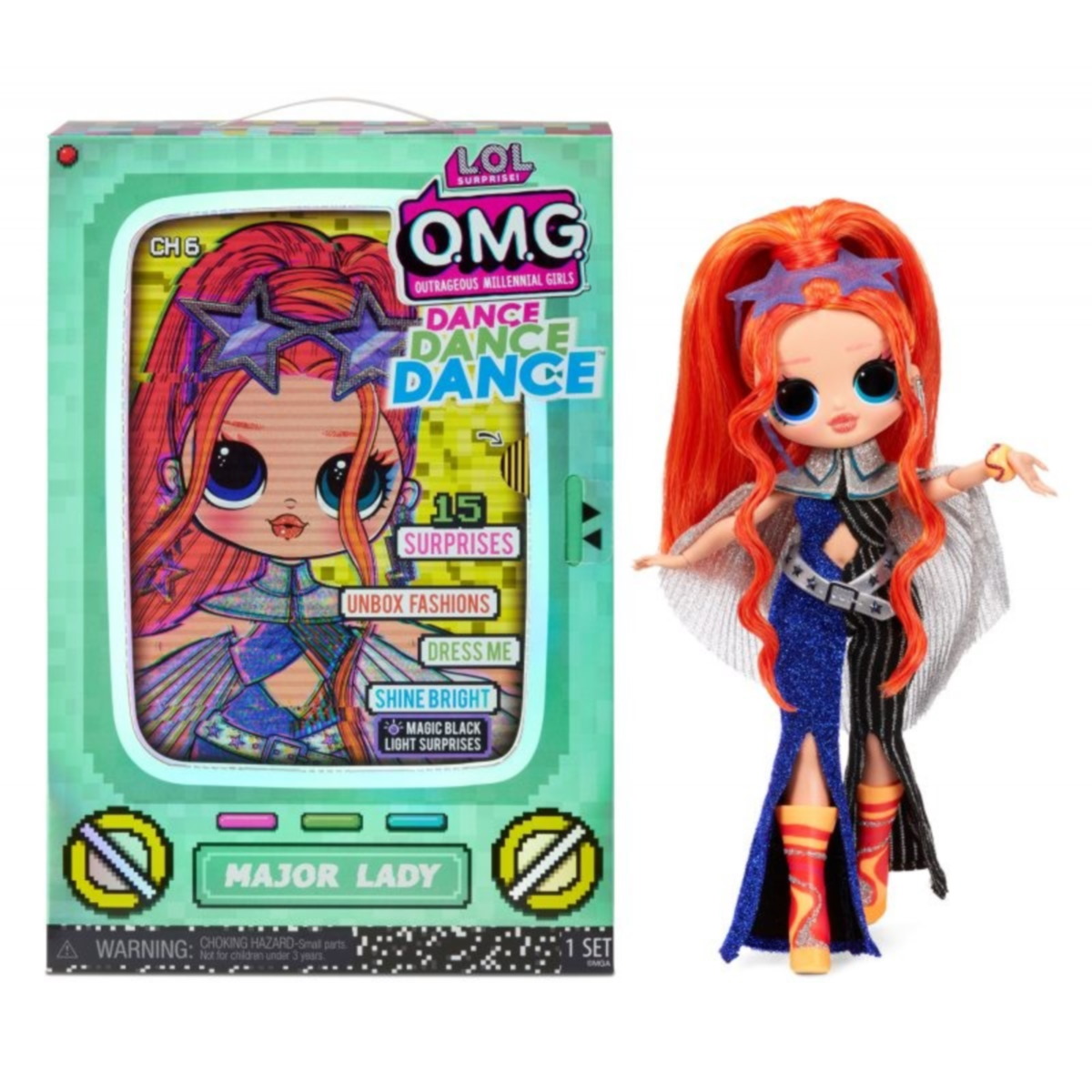 Lalka L.o.l. Surprise O.m.g. Lol Surprise Omg Dance Doll Major Lady O.m.g.