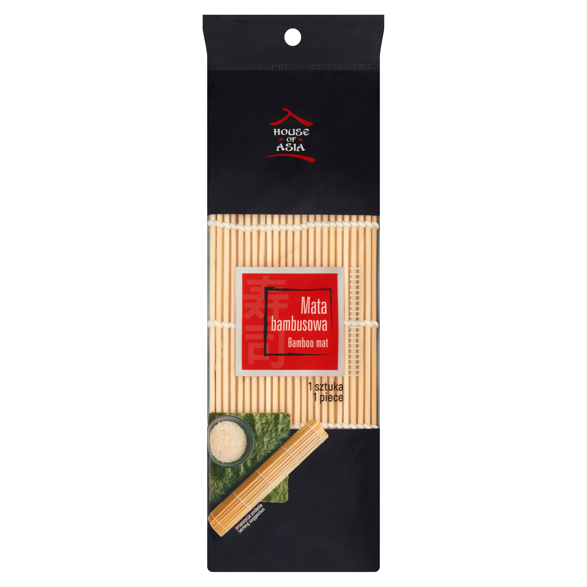 

Mata bambusowa do przygotowania zawijania sushi