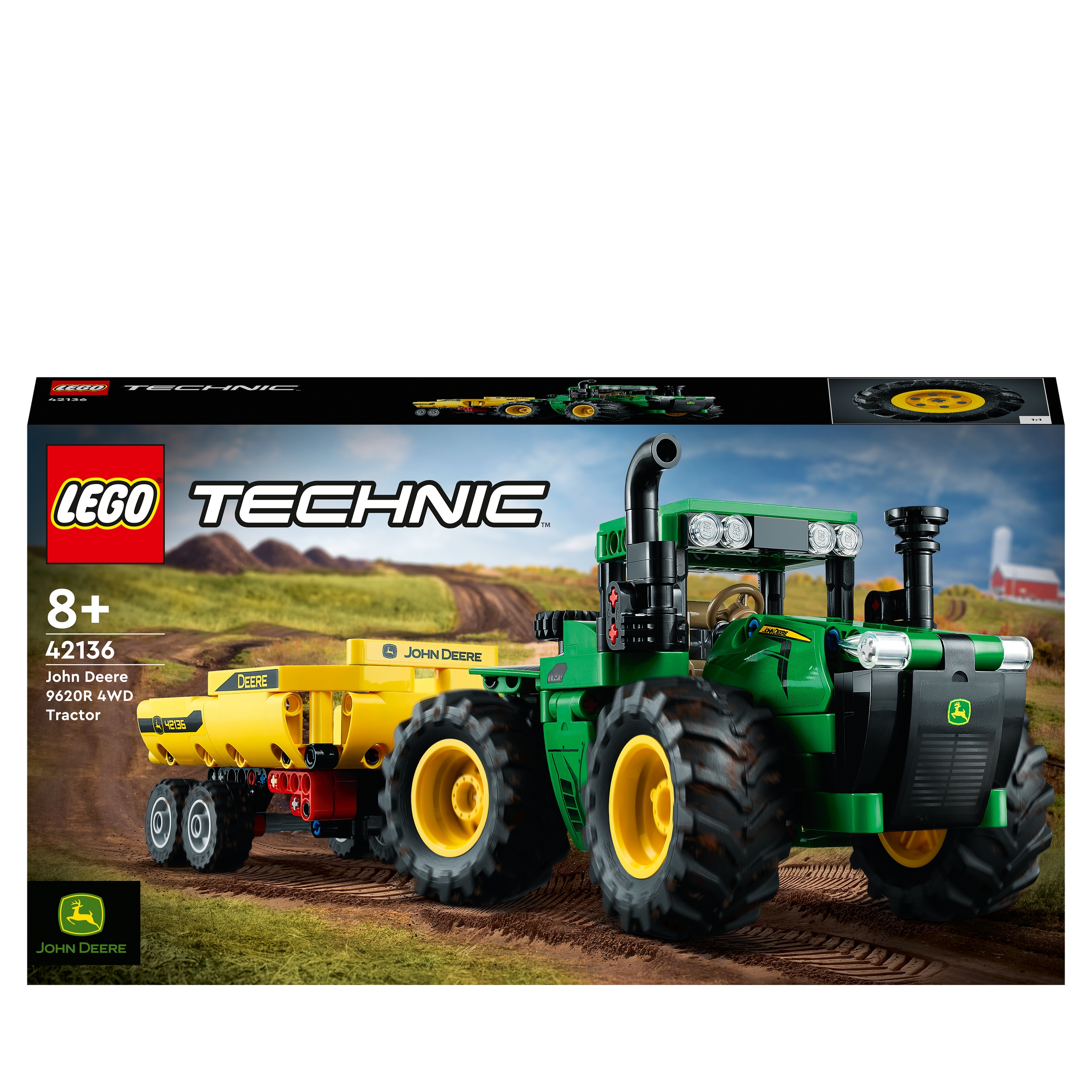 Lego Technic Traktor John Deere 9620R 4WD 42136 Dla Dzieci