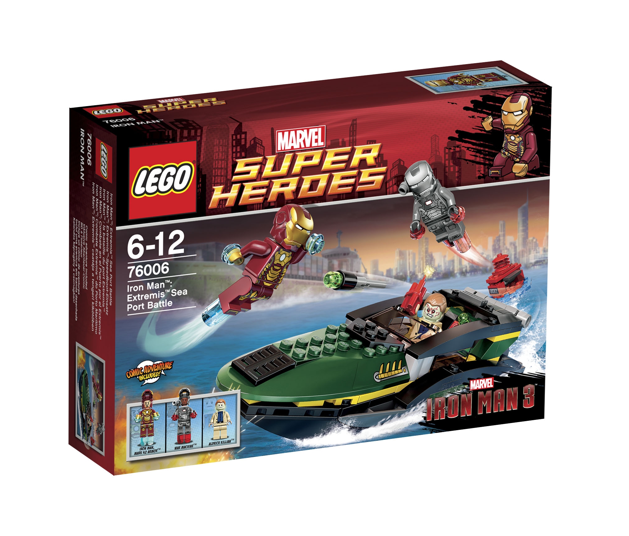Lego Marvel Heroes 76006 Iron Man, Bitva o přístav Extremis Stavebnice