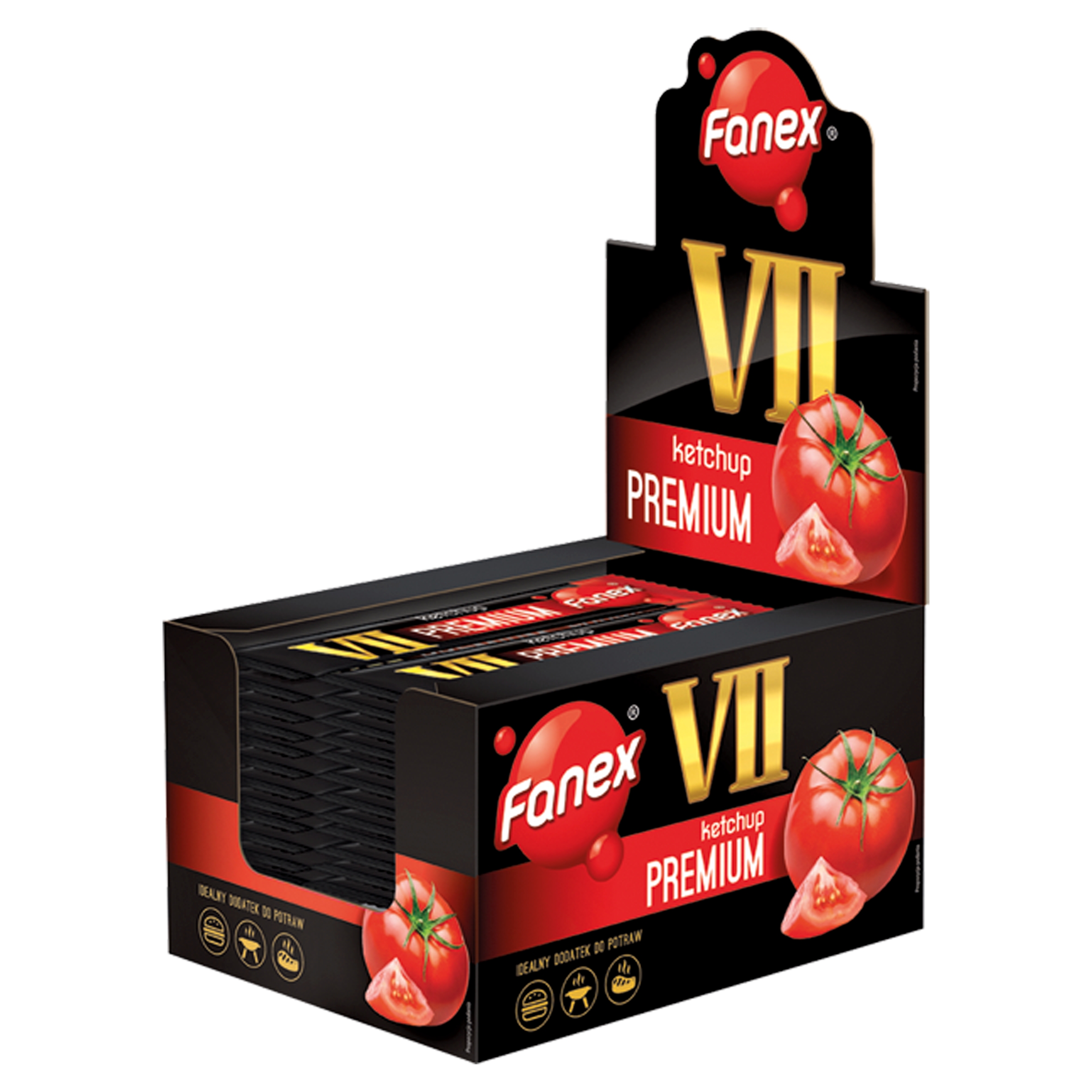 Levně Kečup sáčky Fanex 120 x 15 g