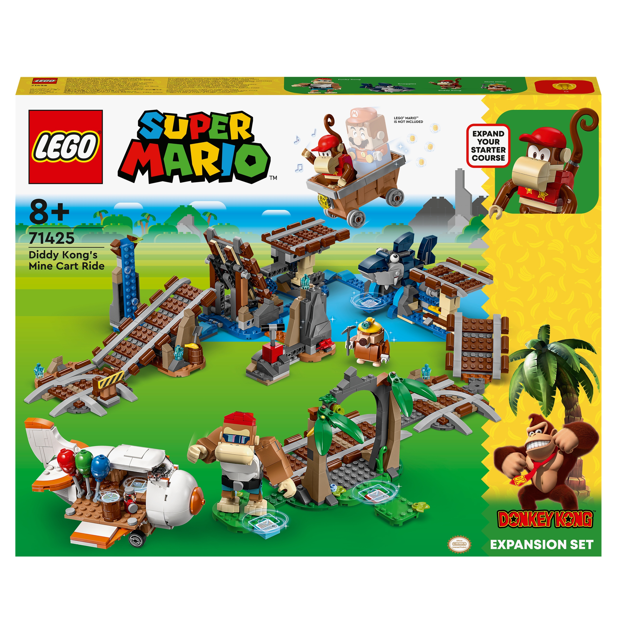 Lego Mario 71425 Jízda vagónkem Diddy Konga rozšiřující set