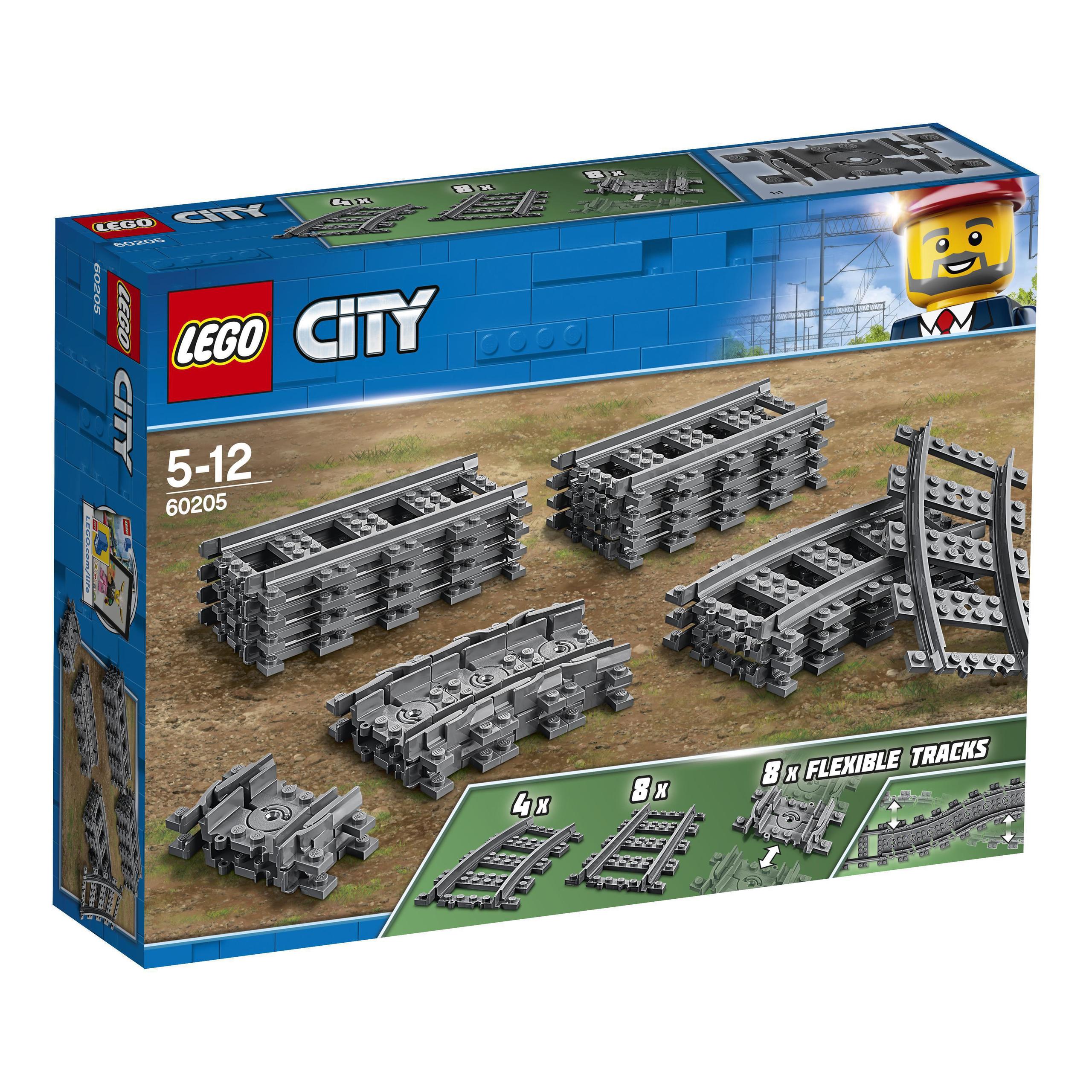 Lego 60205 City Přídavné koleje stavebnice pro vlak Nové originální stavebnice