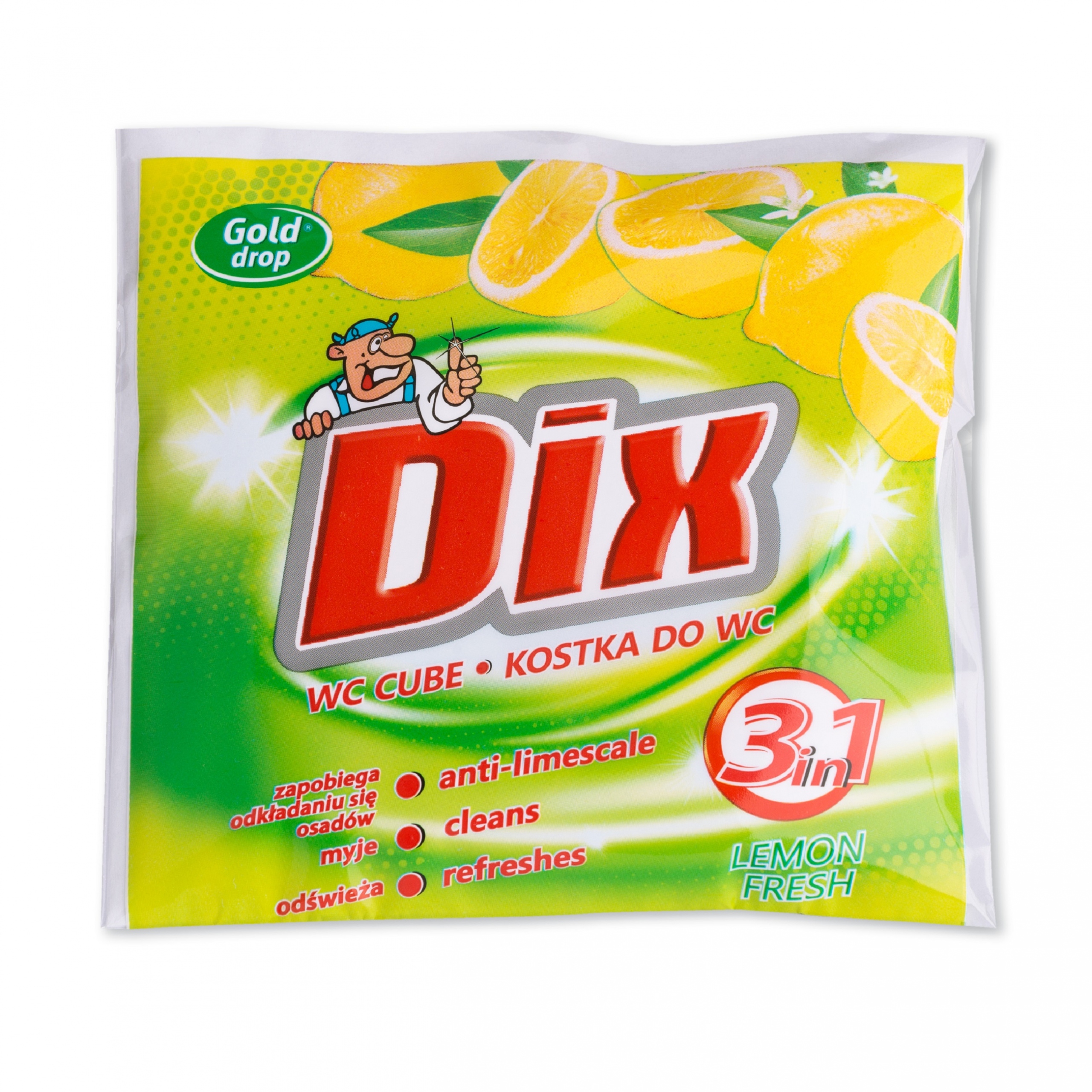 

Kostka Dix czyszczenie Wc