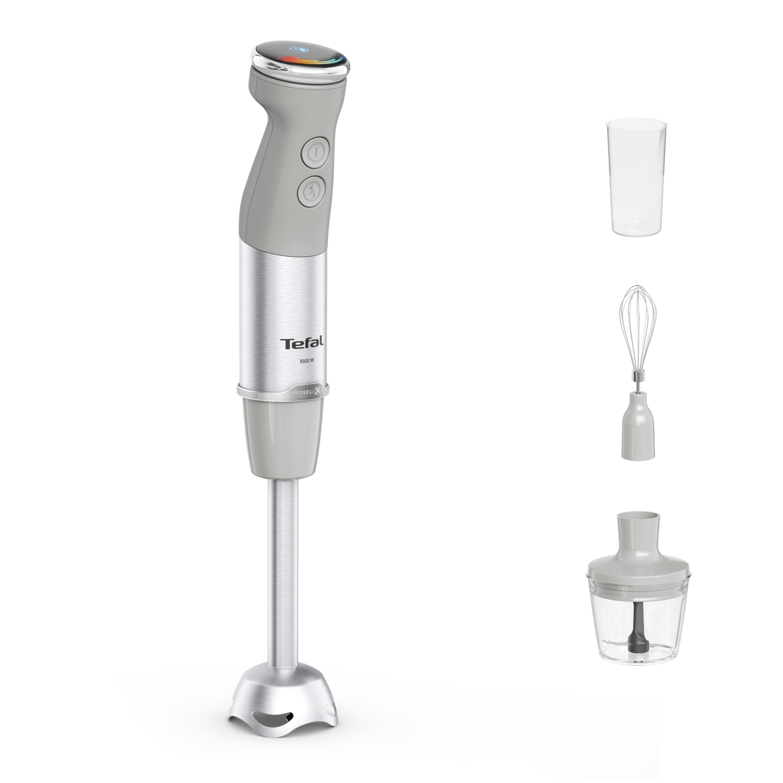 Blender ręczny Tefal HB673B 1000 W szary